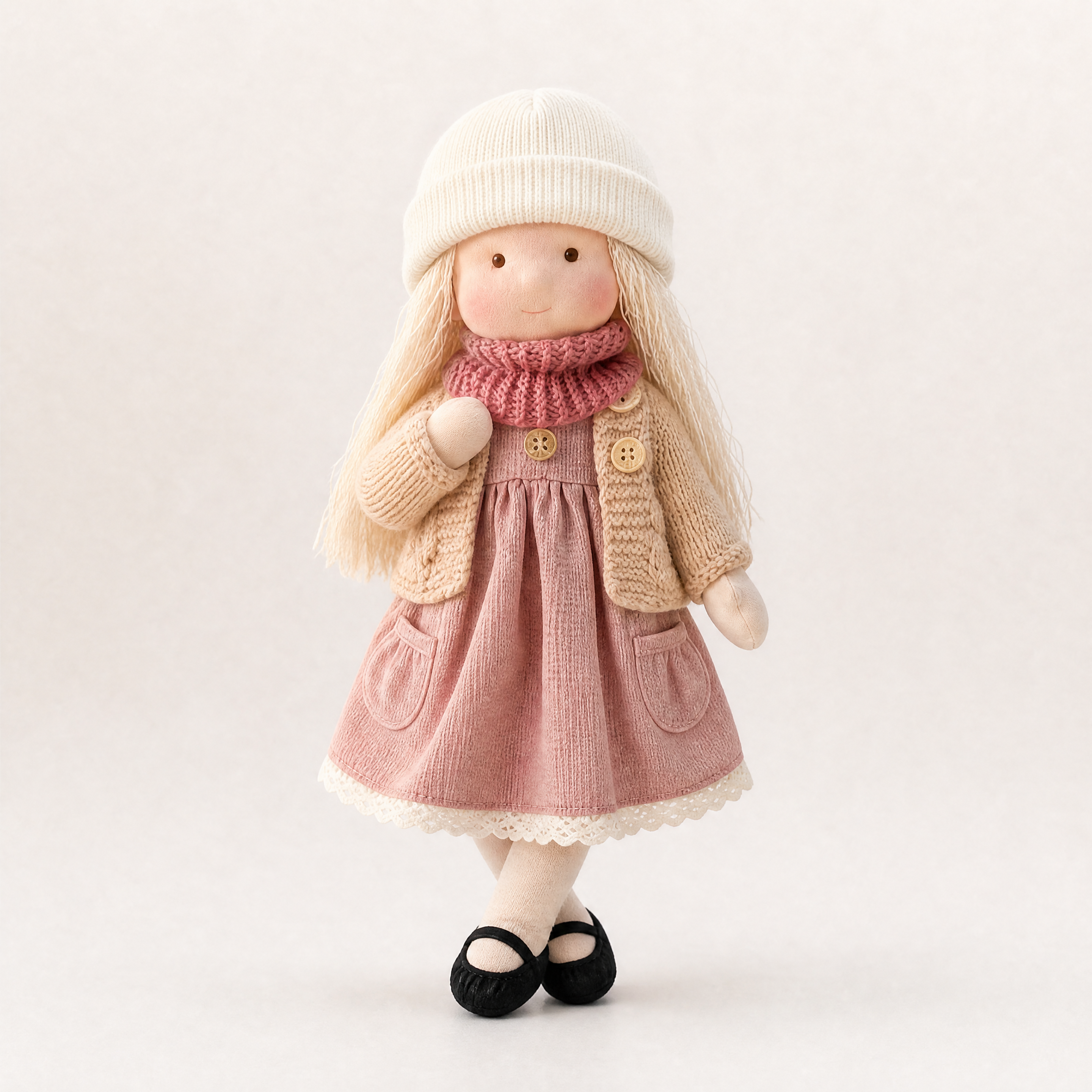 2026 · New Arrival Handmade Waldorf Doll&Knit Beanie