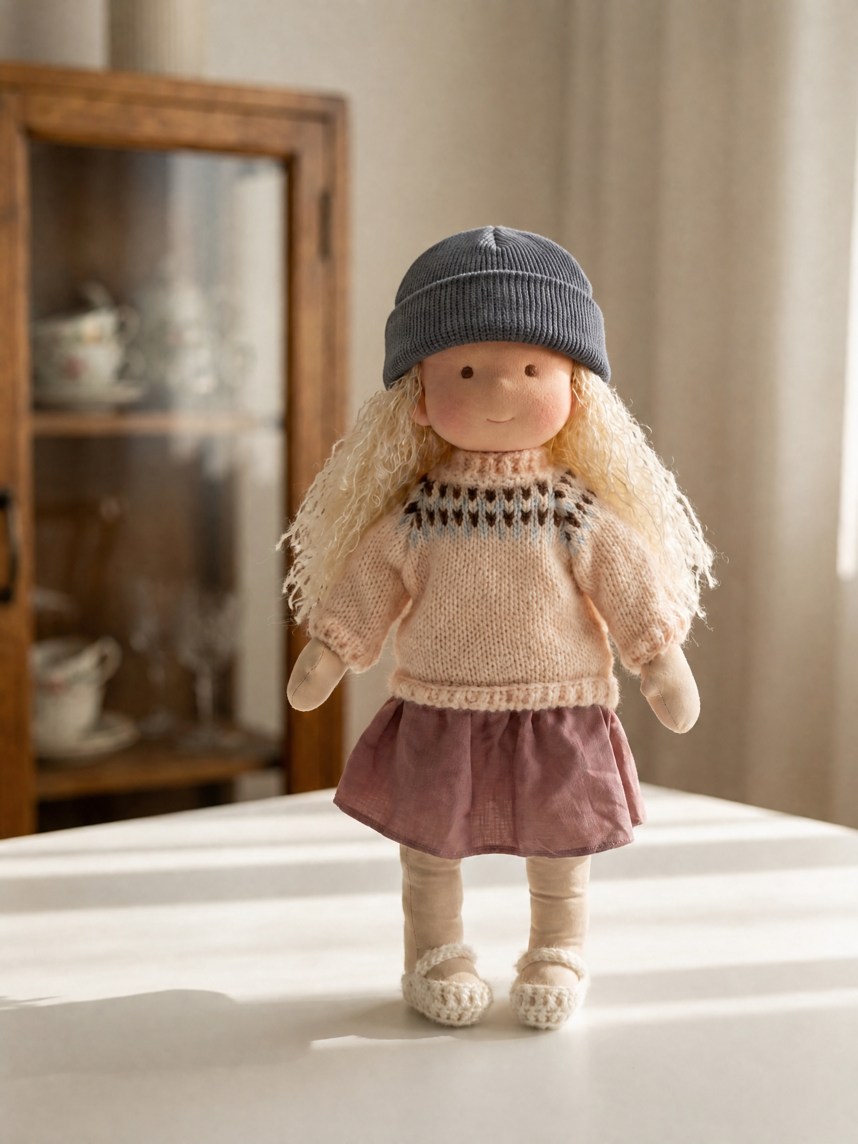 2026 · New Arrival Handmade Waldorf Doll&Knit Beanie