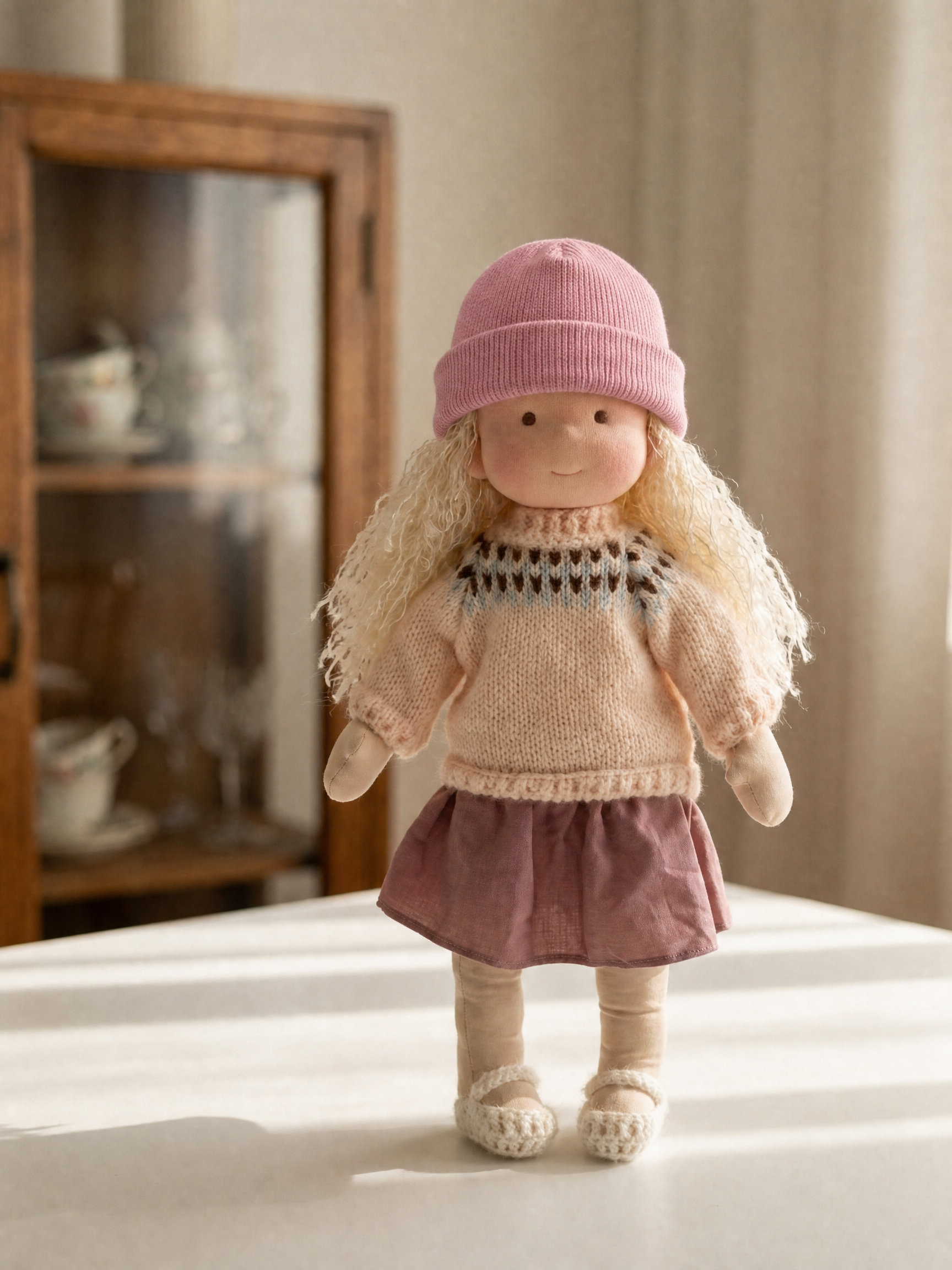 2026 · New Arrival Handmade Waldorf Doll&Knit Beanie