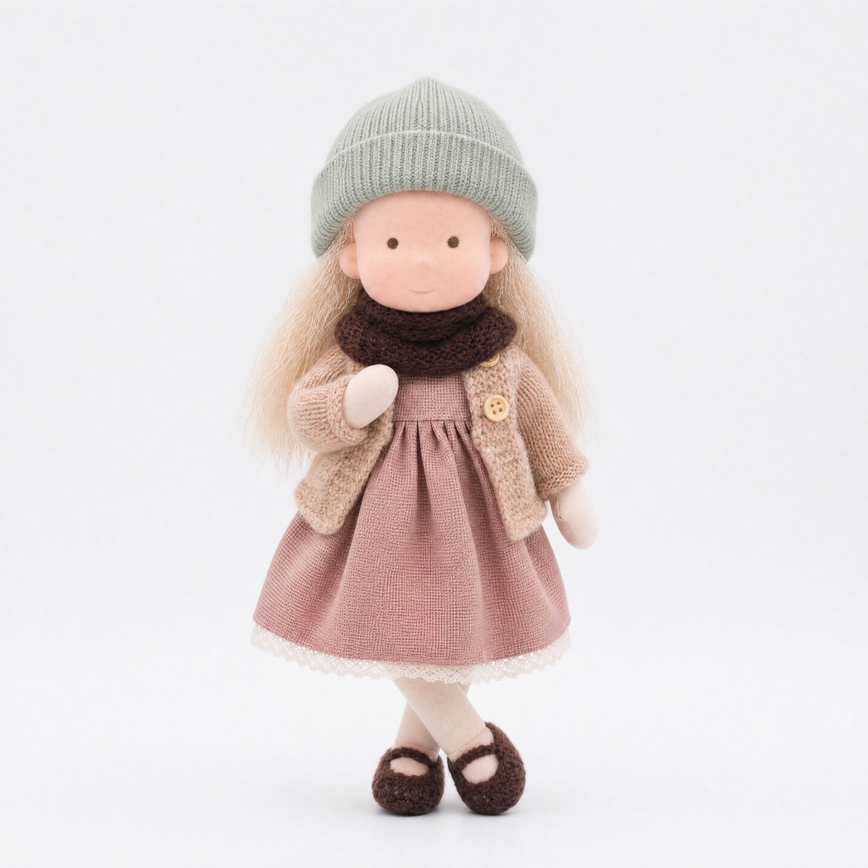 2026 · New Arrival Handmade Waldorf Doll&Knit Beanie