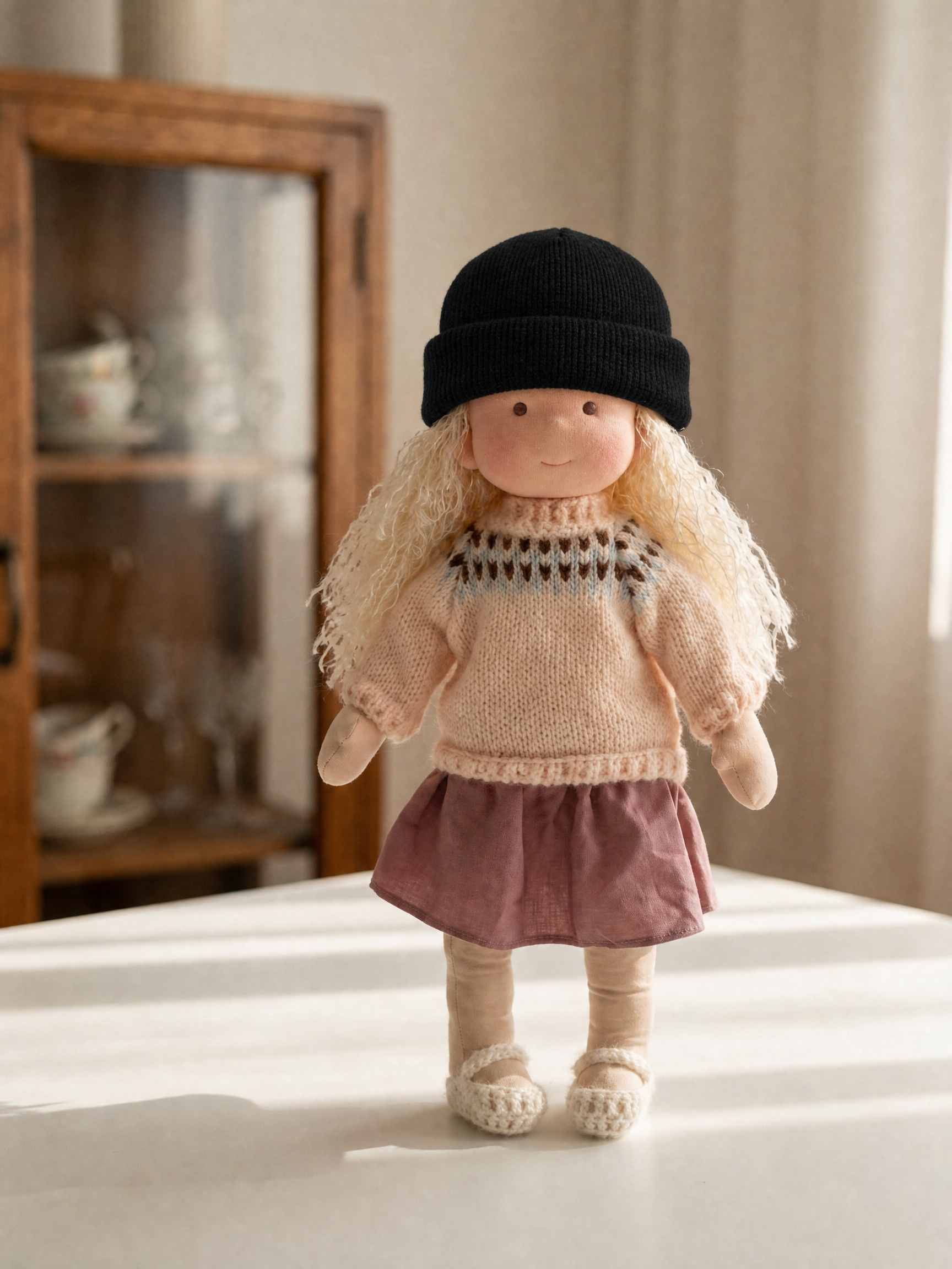 2026 · New Arrival Handmade Waldorf Doll&Knit Beanie