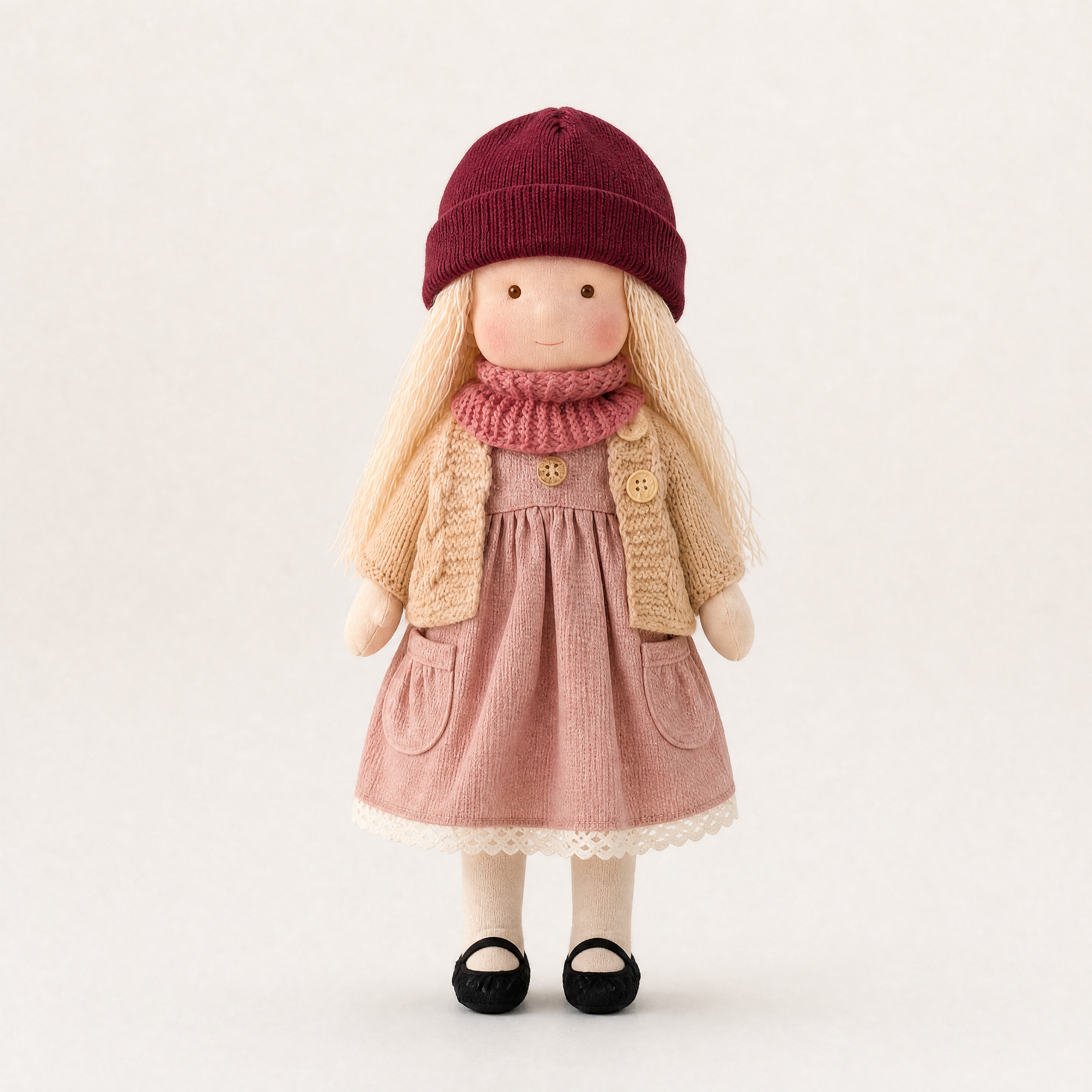 2026 · New Arrival Handmade Waldorf Doll&Knit Beanie