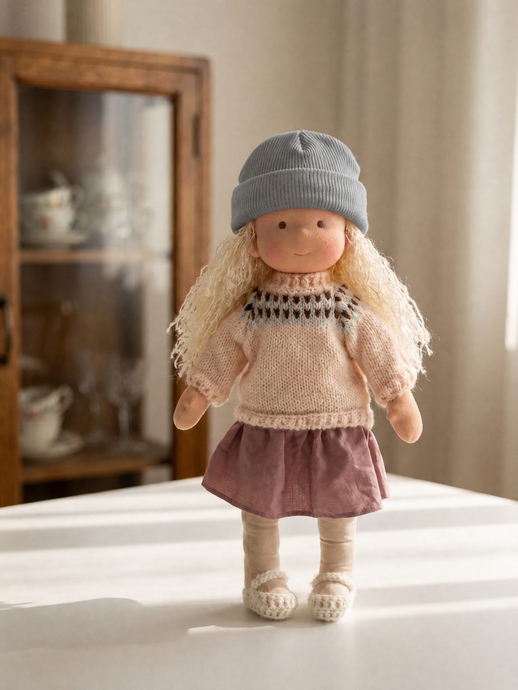 2026 · New Arrival Handmade Waldorf Doll&Knit Beanie