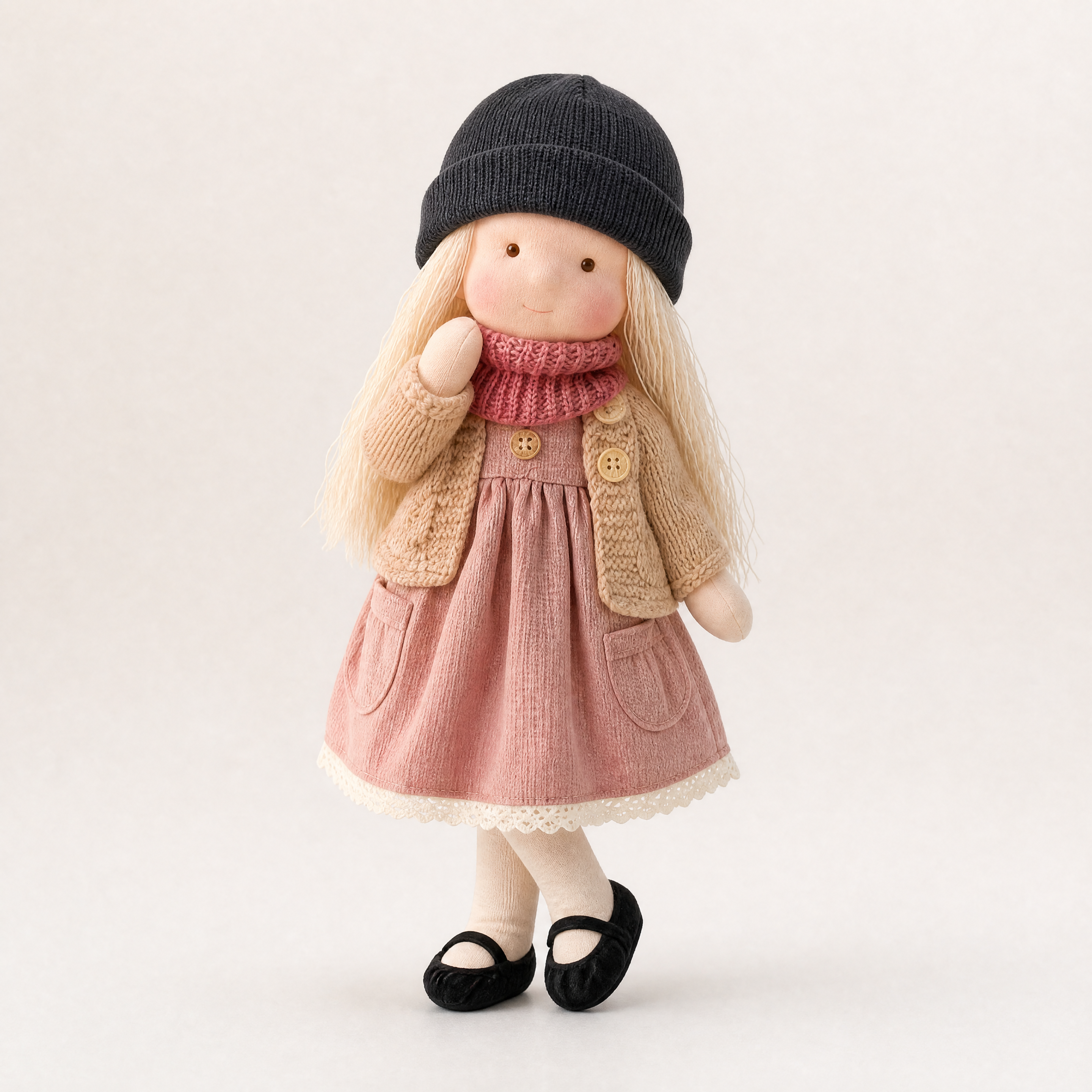 2026 · New Arrival Handmade Waldorf Doll&Knit Beanie
