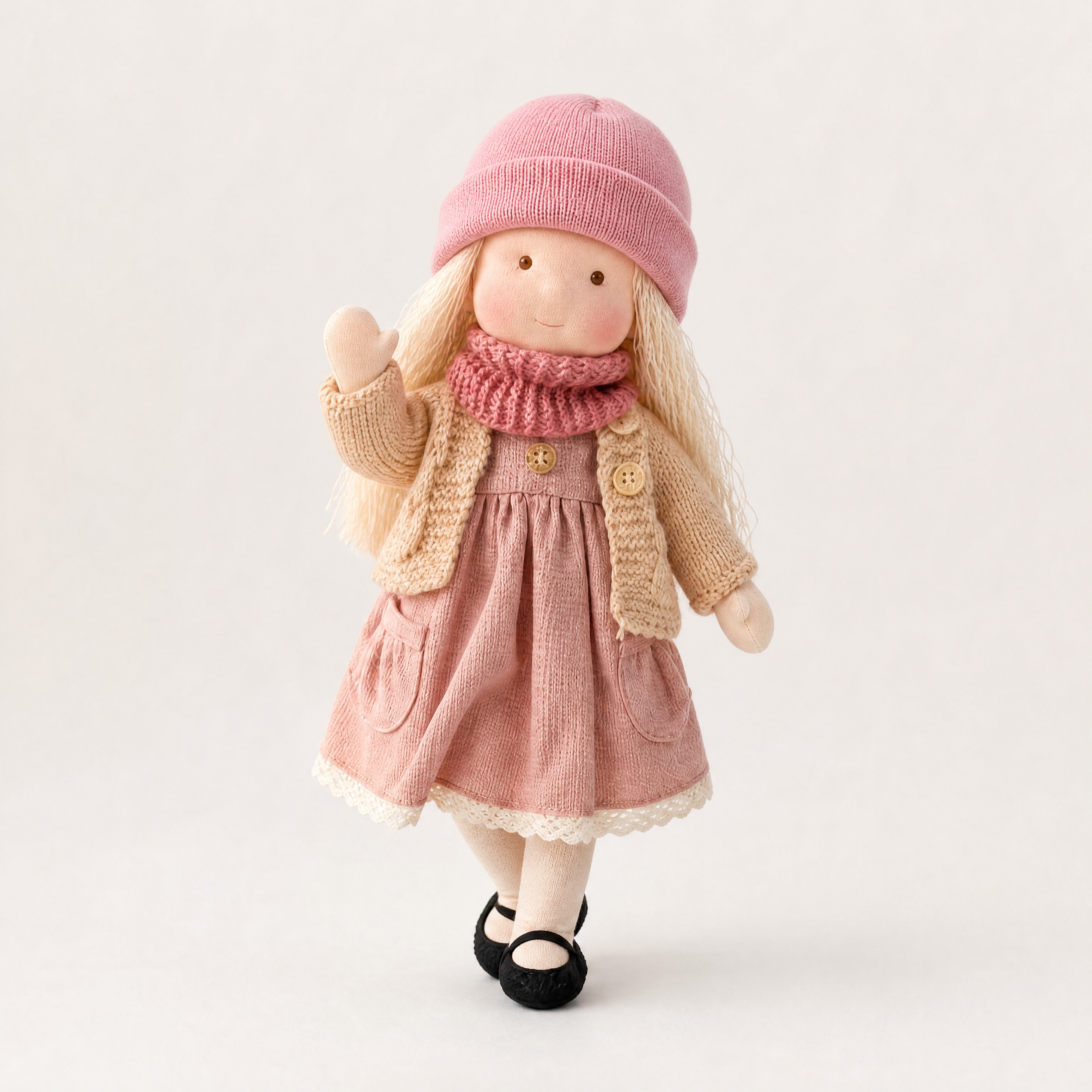 2026 · New Arrival Handmade Waldorf Doll&Knit Beanie