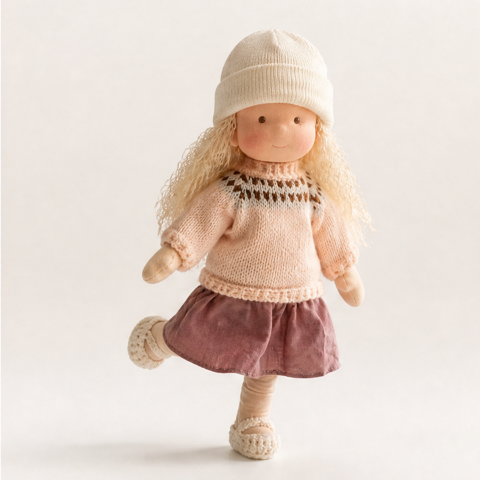 2026 · New Arrival Handmade Waldorf Doll&Knit Beanie