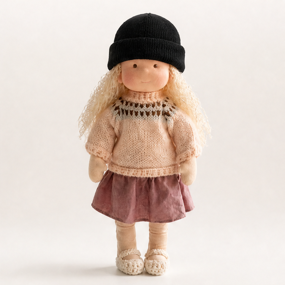 2026 · New Arrival Handmade Waldorf Doll&Knit Beanie