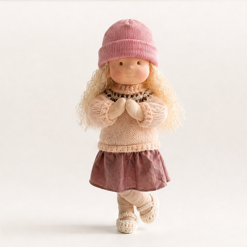 2026 · New Arrival Handmade Waldorf Doll&Knit Beanie