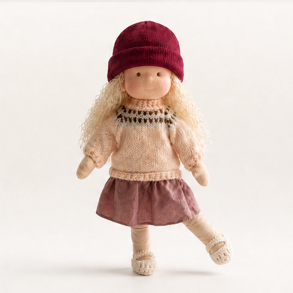 2026 · New Arrival Handmade Waldorf Doll&Knit Beanie