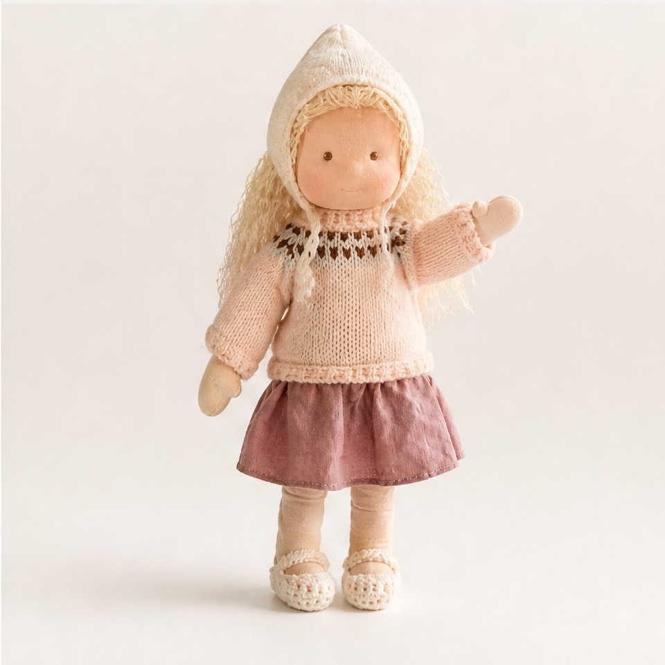 2026 · New Arrival Handmade Waldorf Doll&Knit Beanie