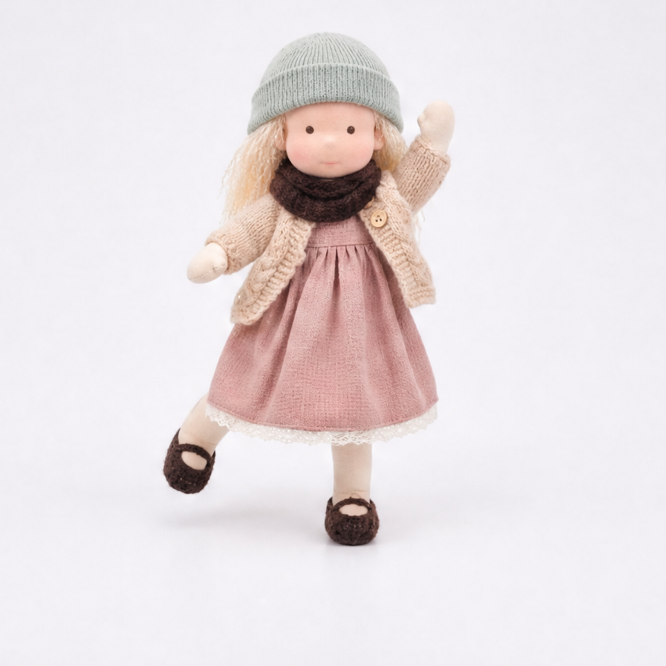 2026 · New Arrival Handmade Waldorf Doll&Knit Beanie