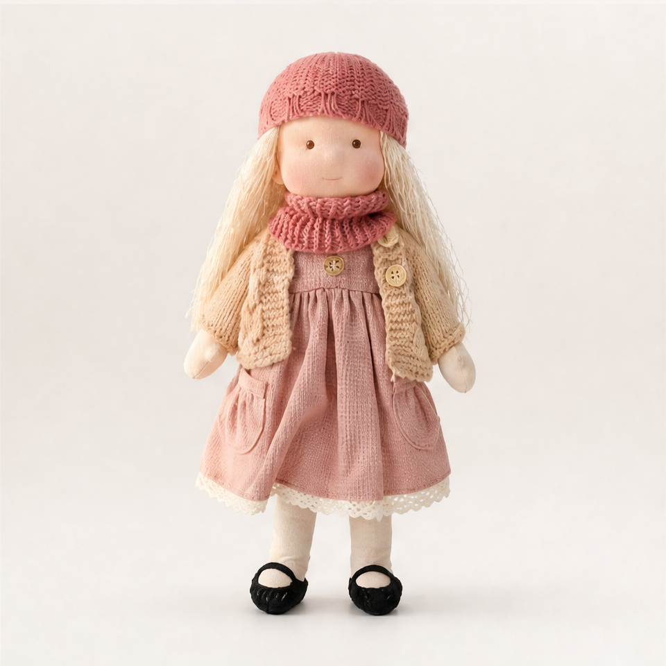 2026 · New Arrival Handmade Waldorf Doll&Knit Beanie