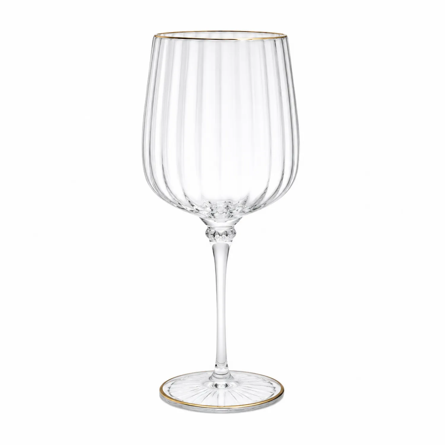 Elegantes Weinglas mit Goldrand 250 ml-Nerlidorn