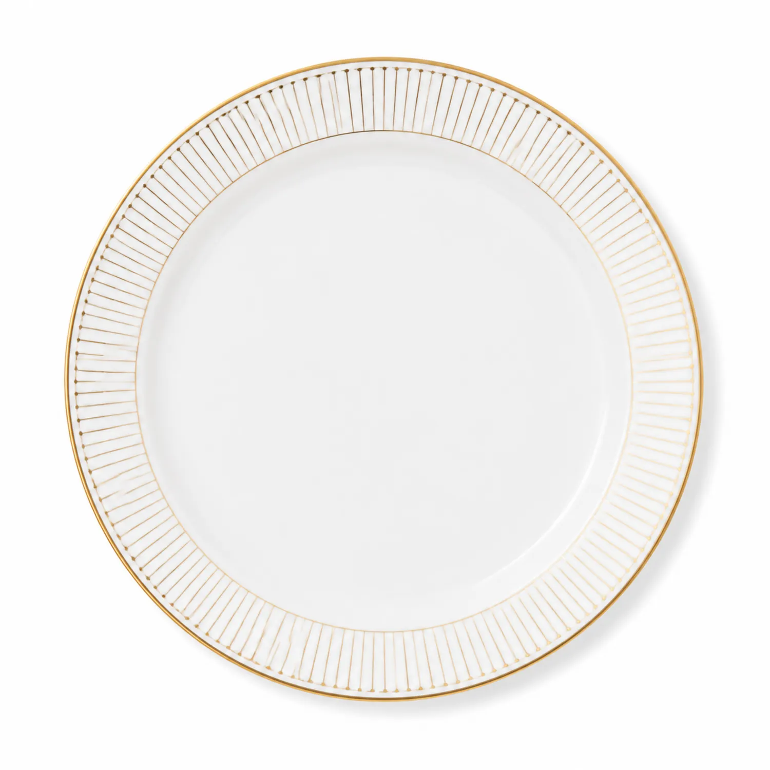 Eleganter Porzellanteller mit Goldrand Ø30cm-Nerlidorn