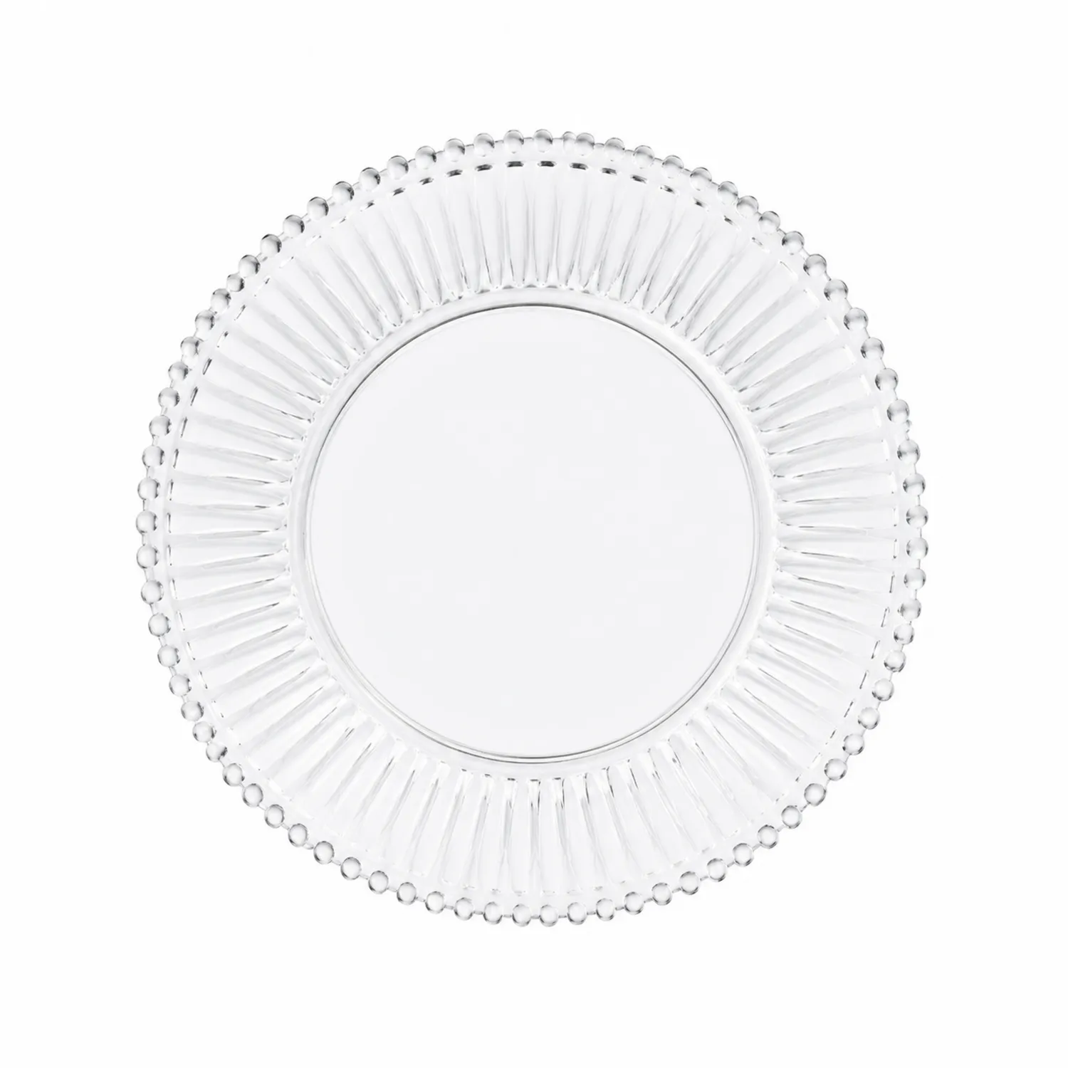 Runder Glasteller Transparent Ø30cm-Nerlidorn