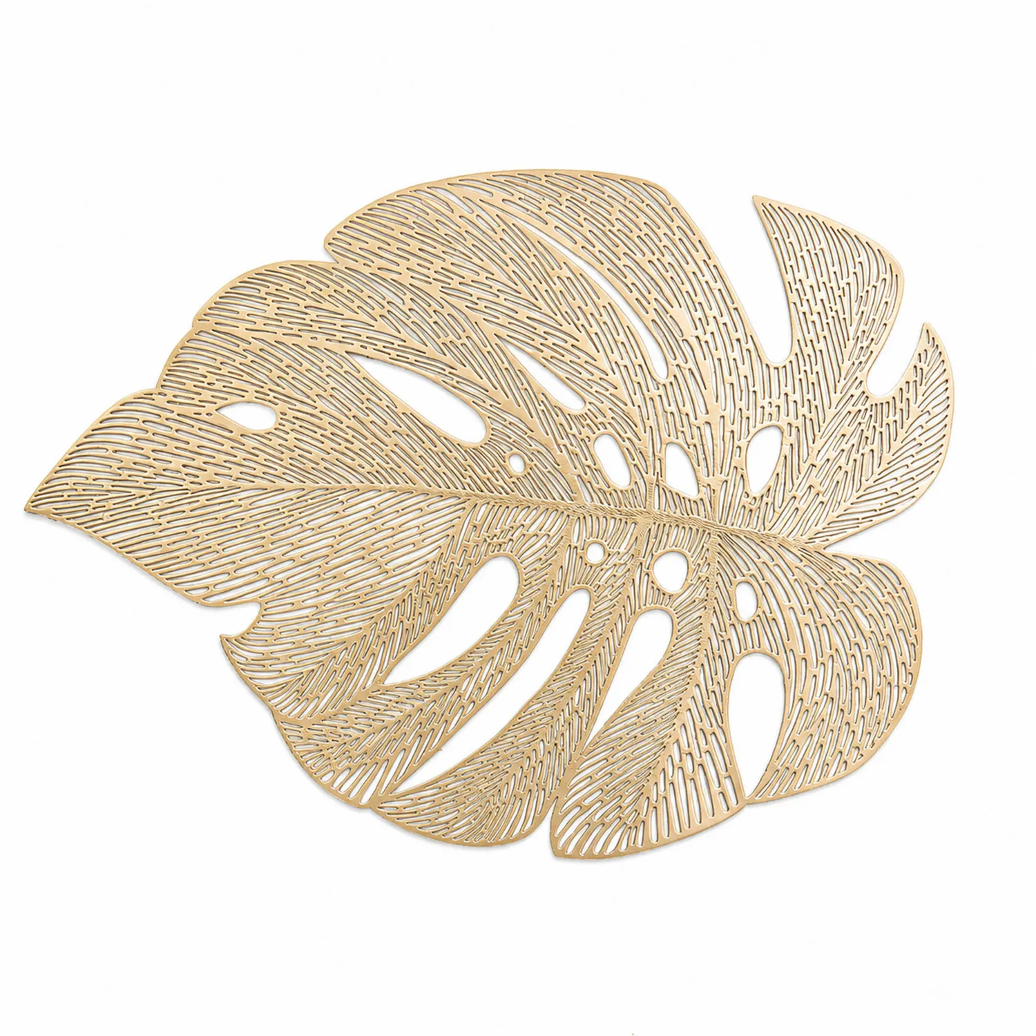 Monstera Blatt Design Tischset Gold-Nerlidorn
