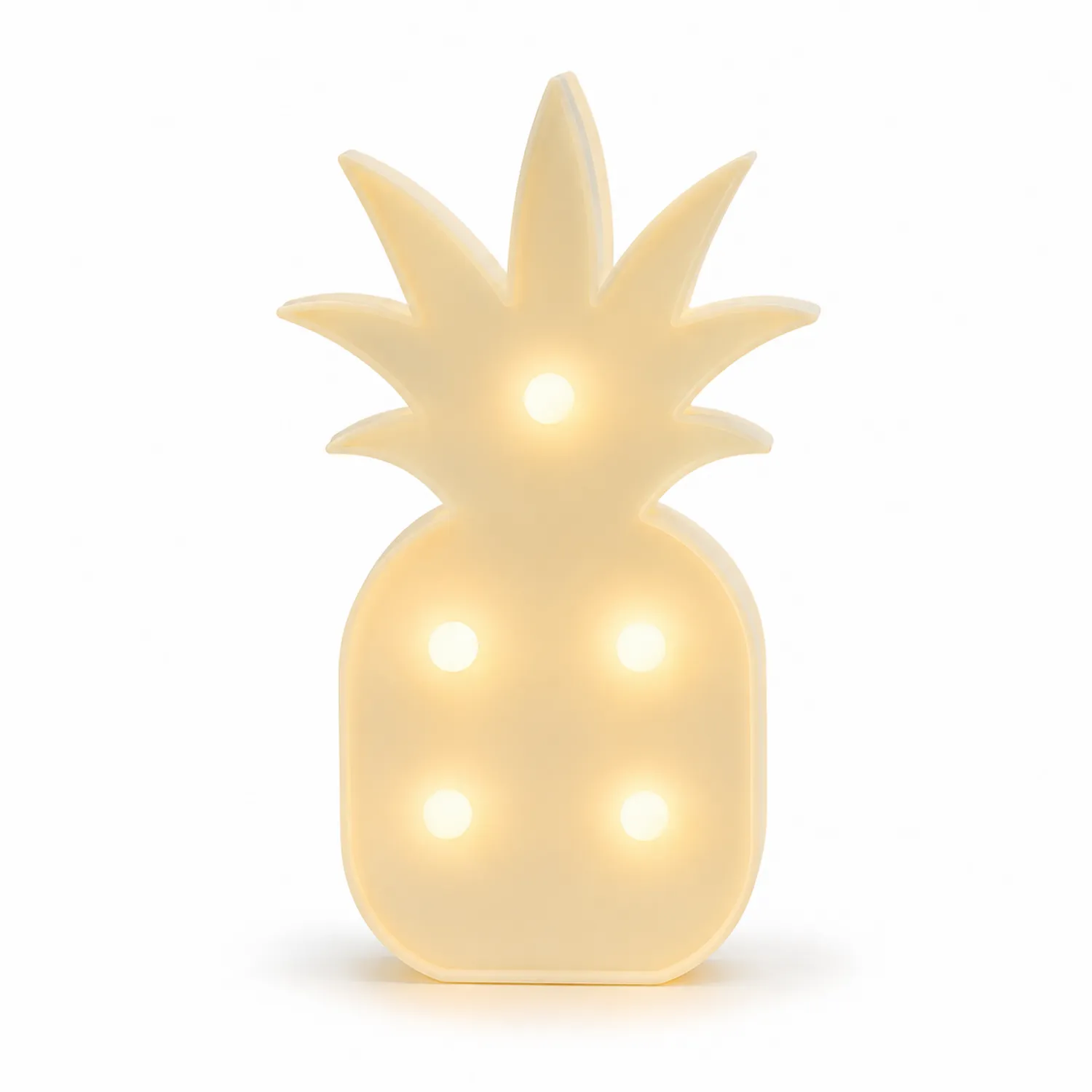 Ananas LED Tischlampe Dekoration Warmweiß Batteriebetrieben-norvivon