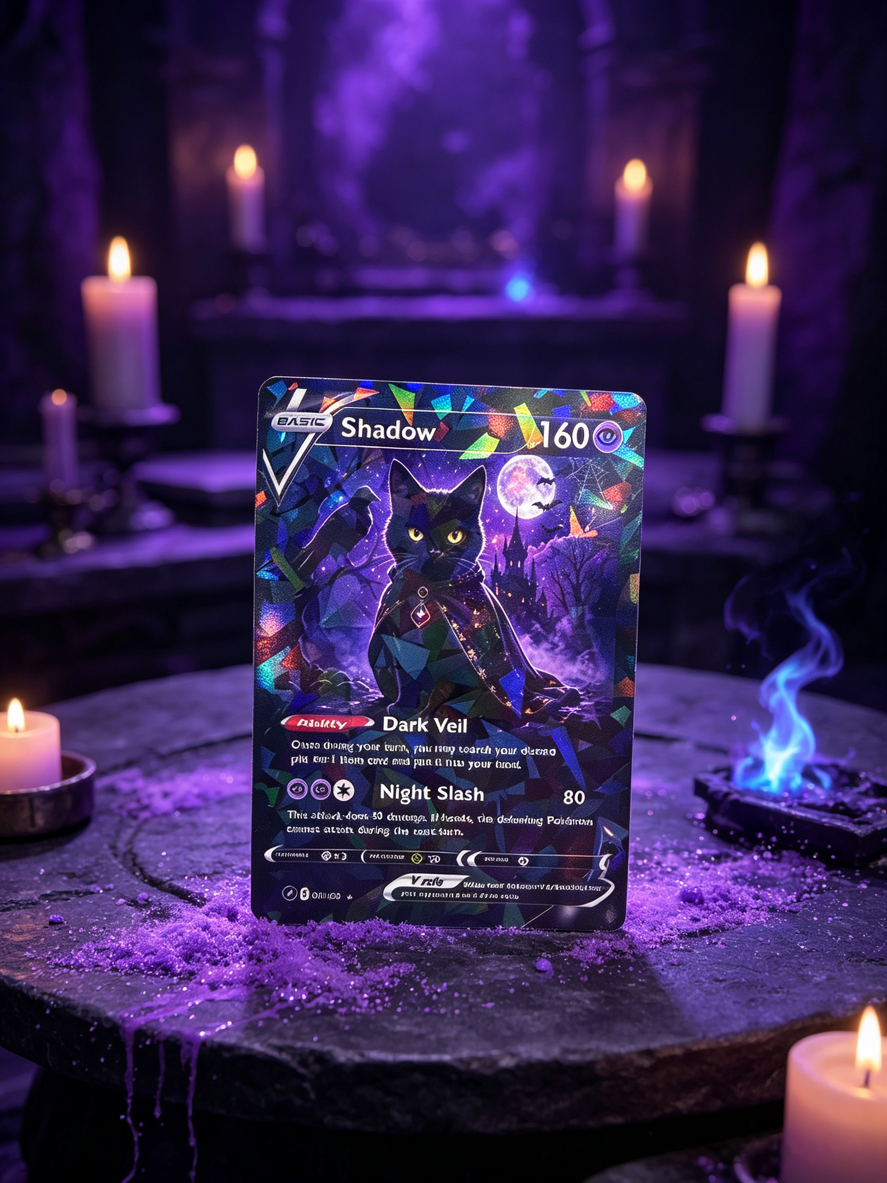 Halloween Magical Pets Custom Collectible Trading Cards 🎃