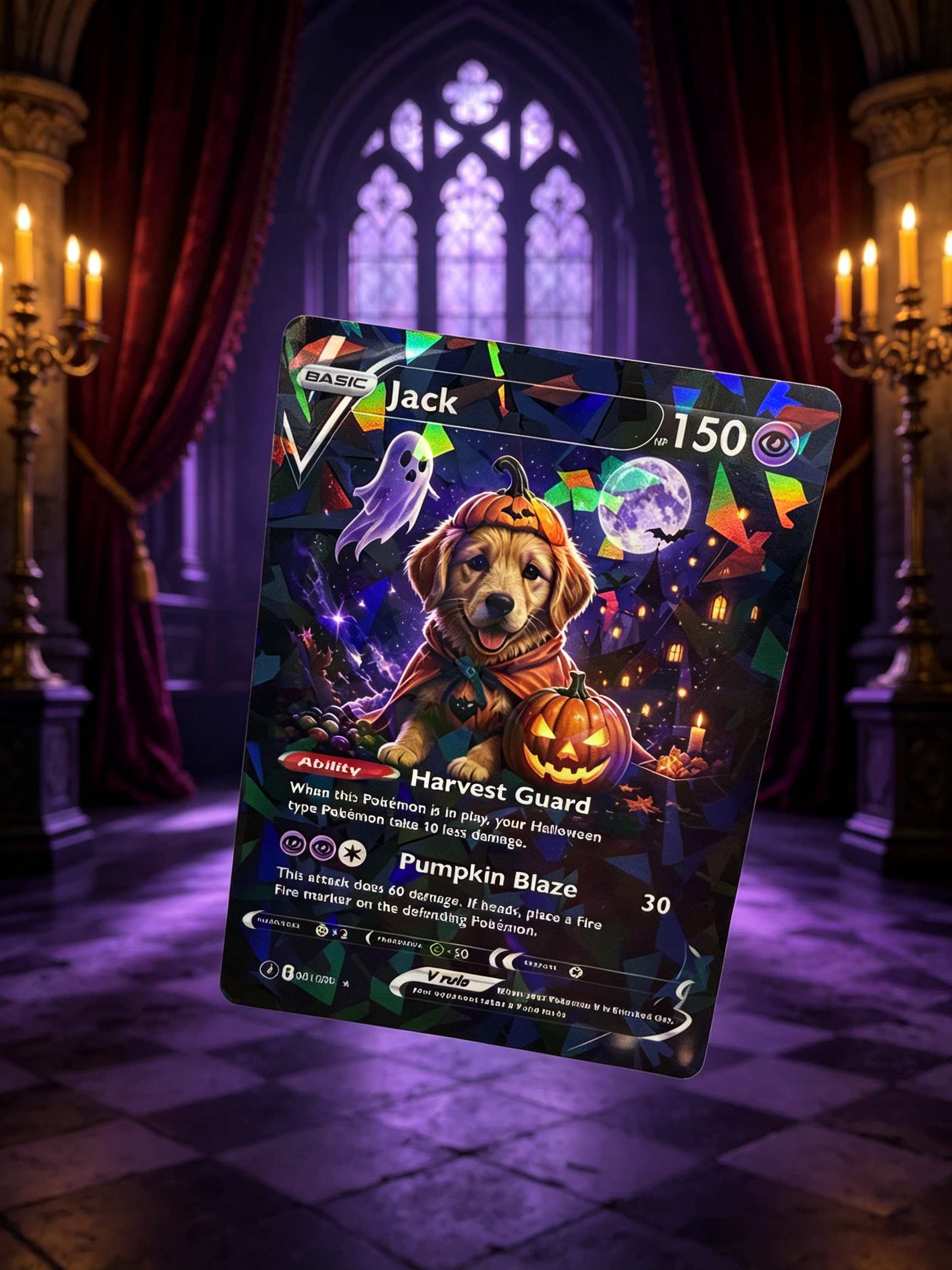 Halloween Magical Pets Custom Collectible Trading Cards 🎃