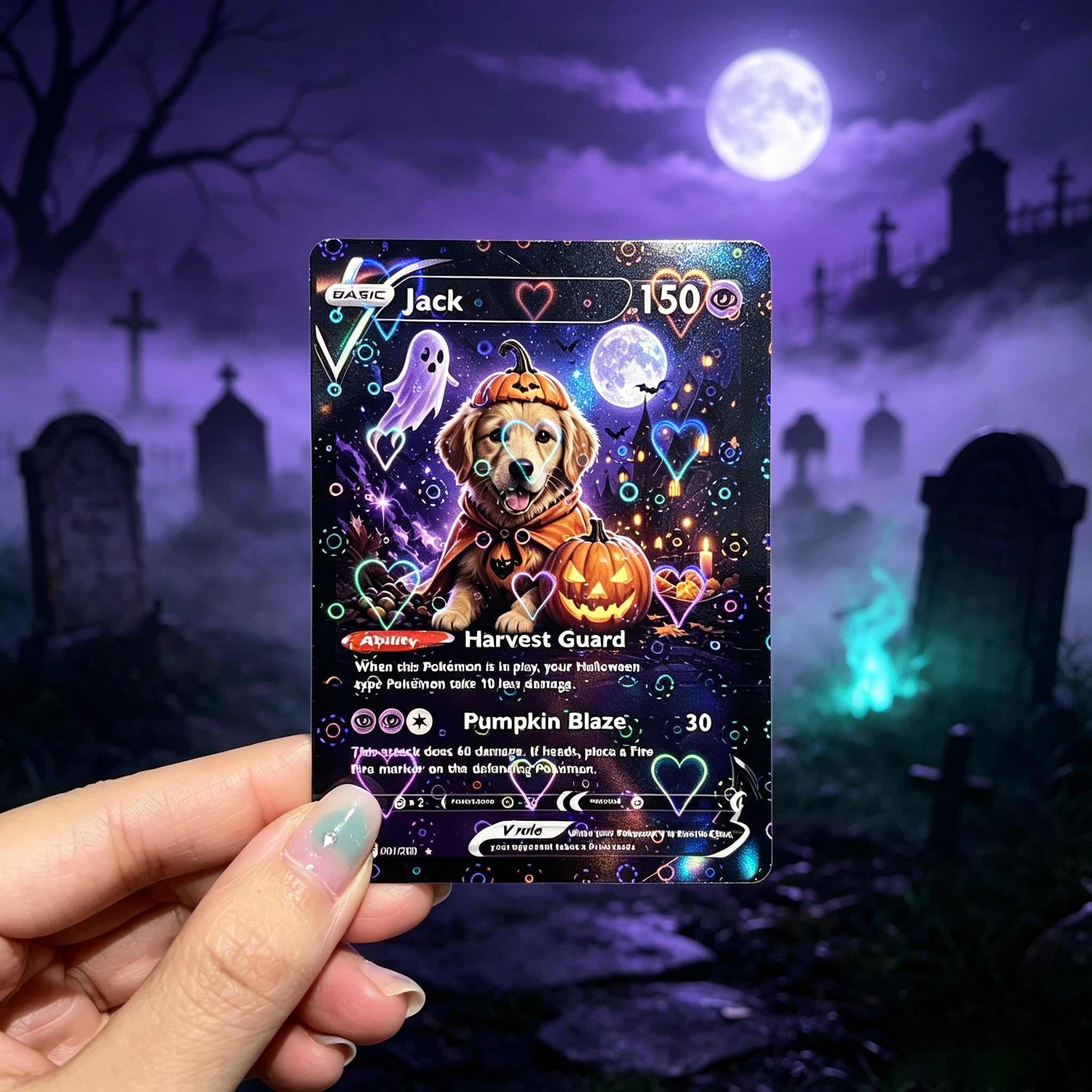 Halloween Magical Pets Custom Collectible Trading Cards 🎃