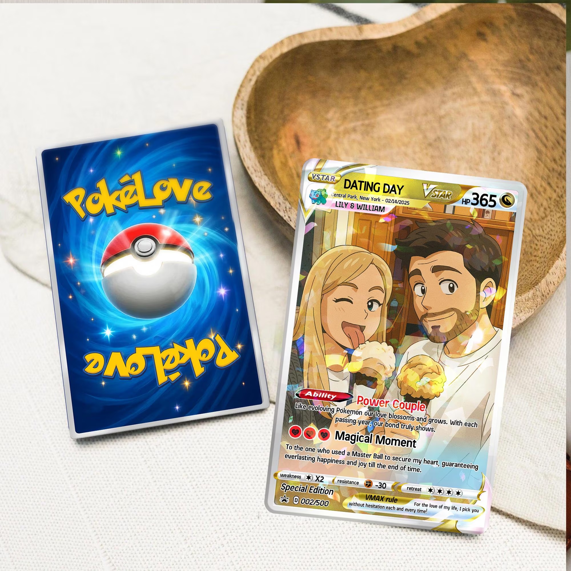 Custom Photo Anime Gift for Couple