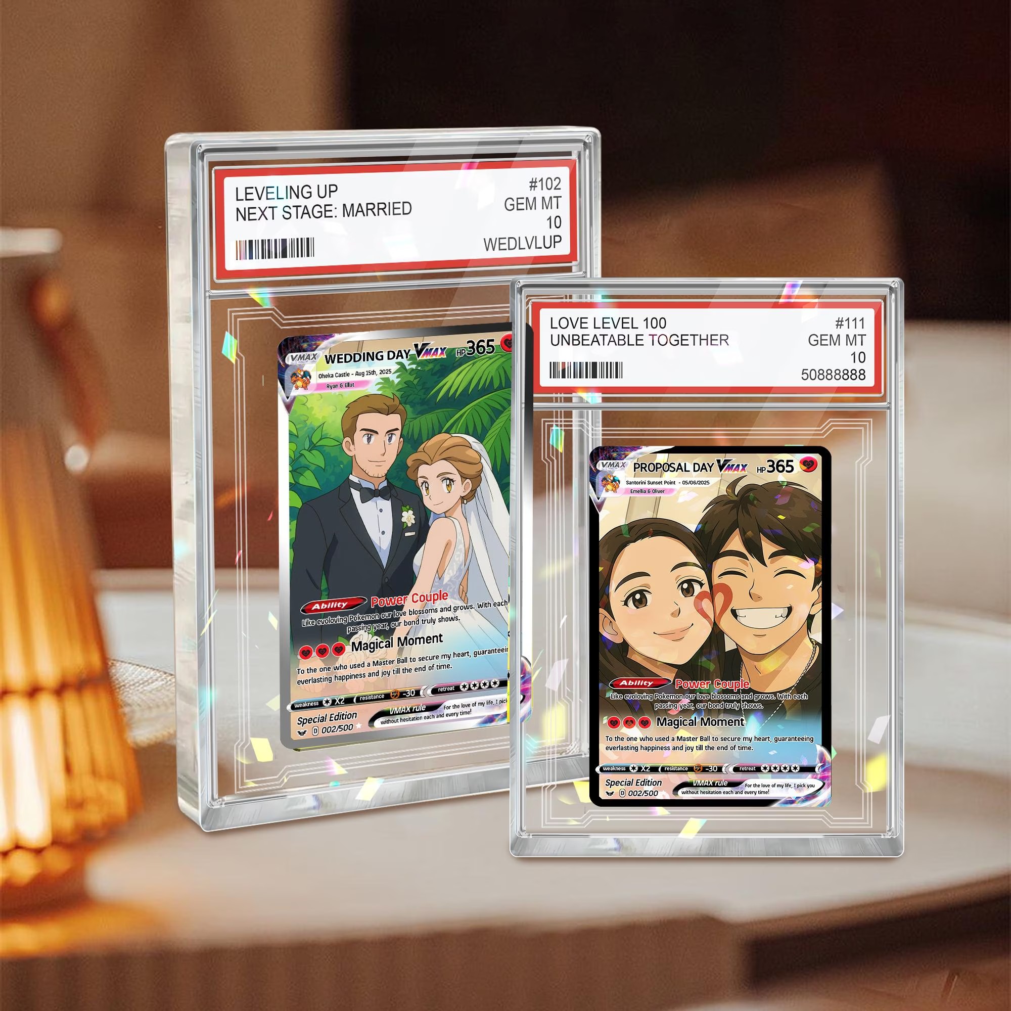 Custom Photo Anime Gift for Couple