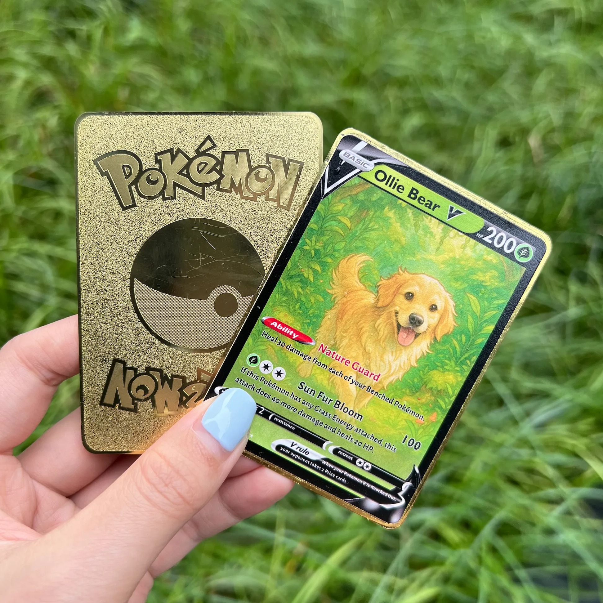Custom Anime Pet 8 Types V Card For Pet Lovers