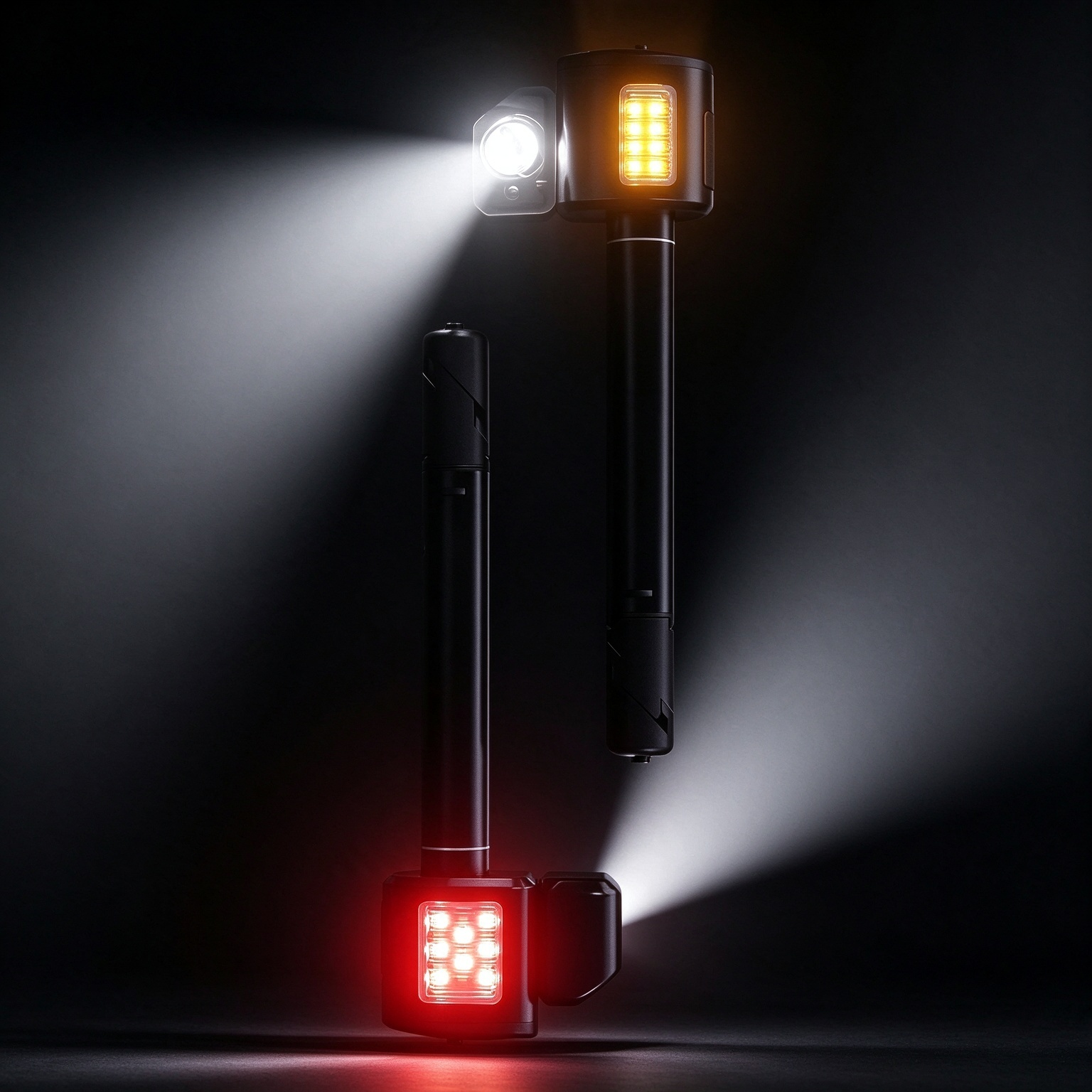360° Visibility Bike Lights with Integrated Turn Signals – Handlebar-End System, USB-C Rechargeable