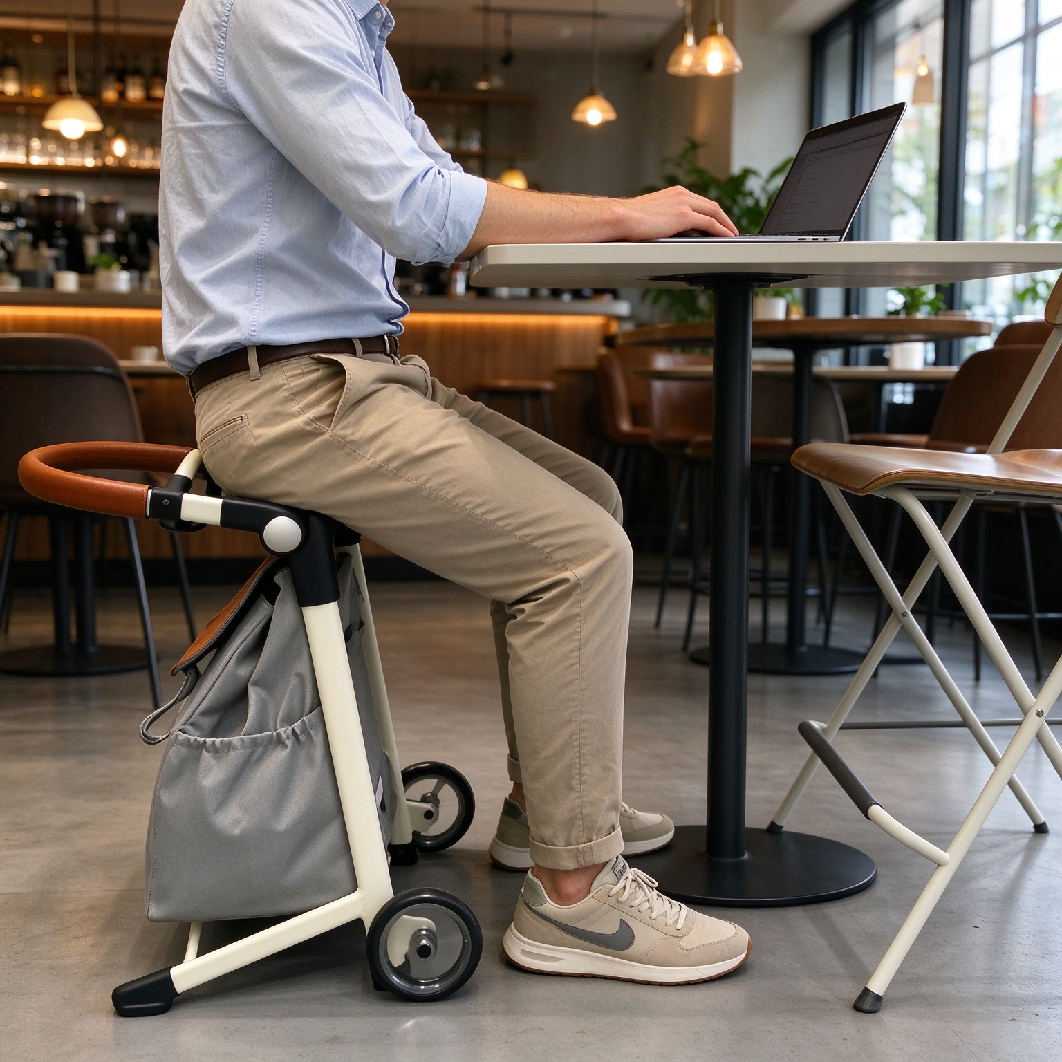 Foldable Shopping Cart with Seat