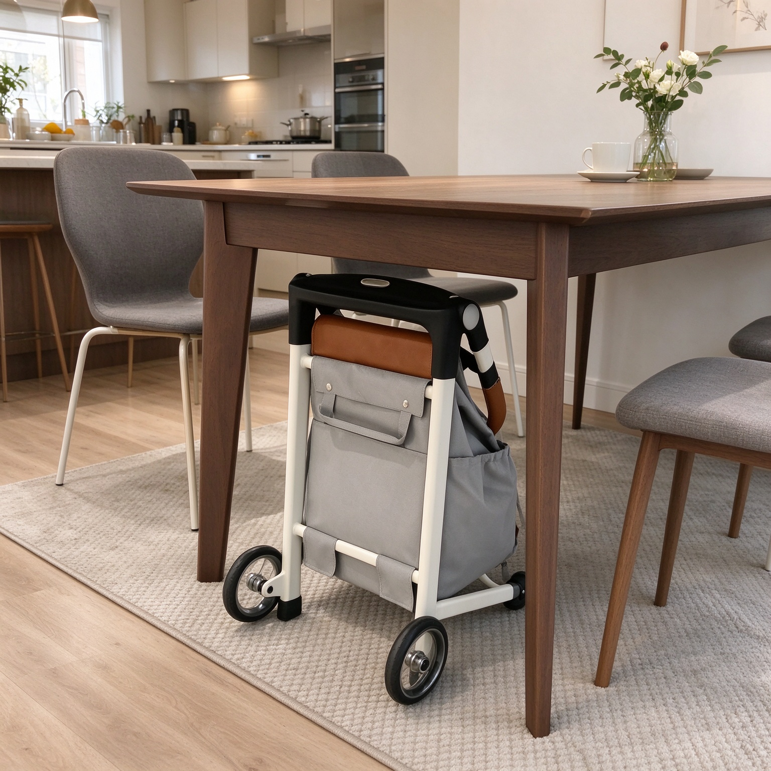 Foldable Shopping Cart with Seat