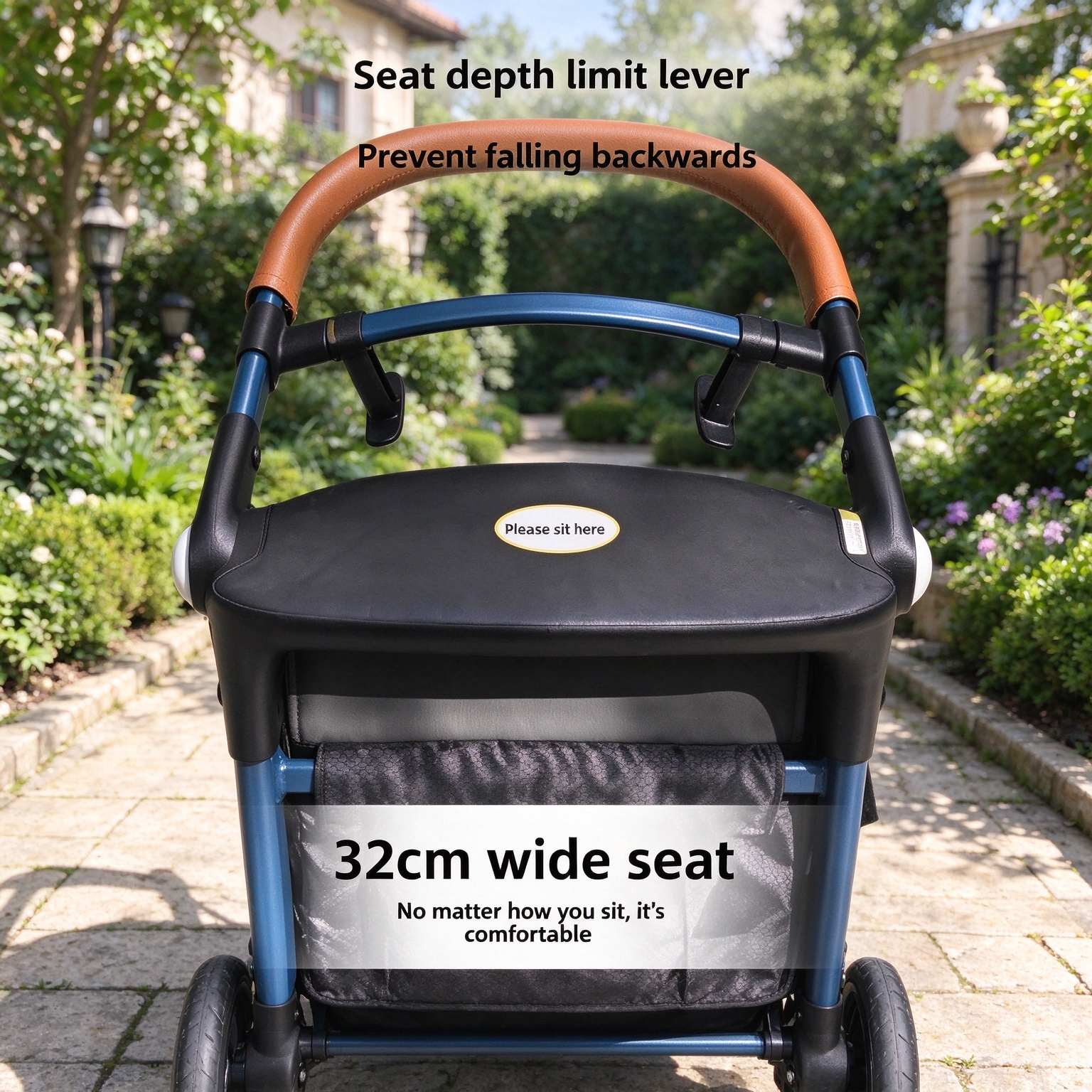 Foldable Shopping Cart with Seat