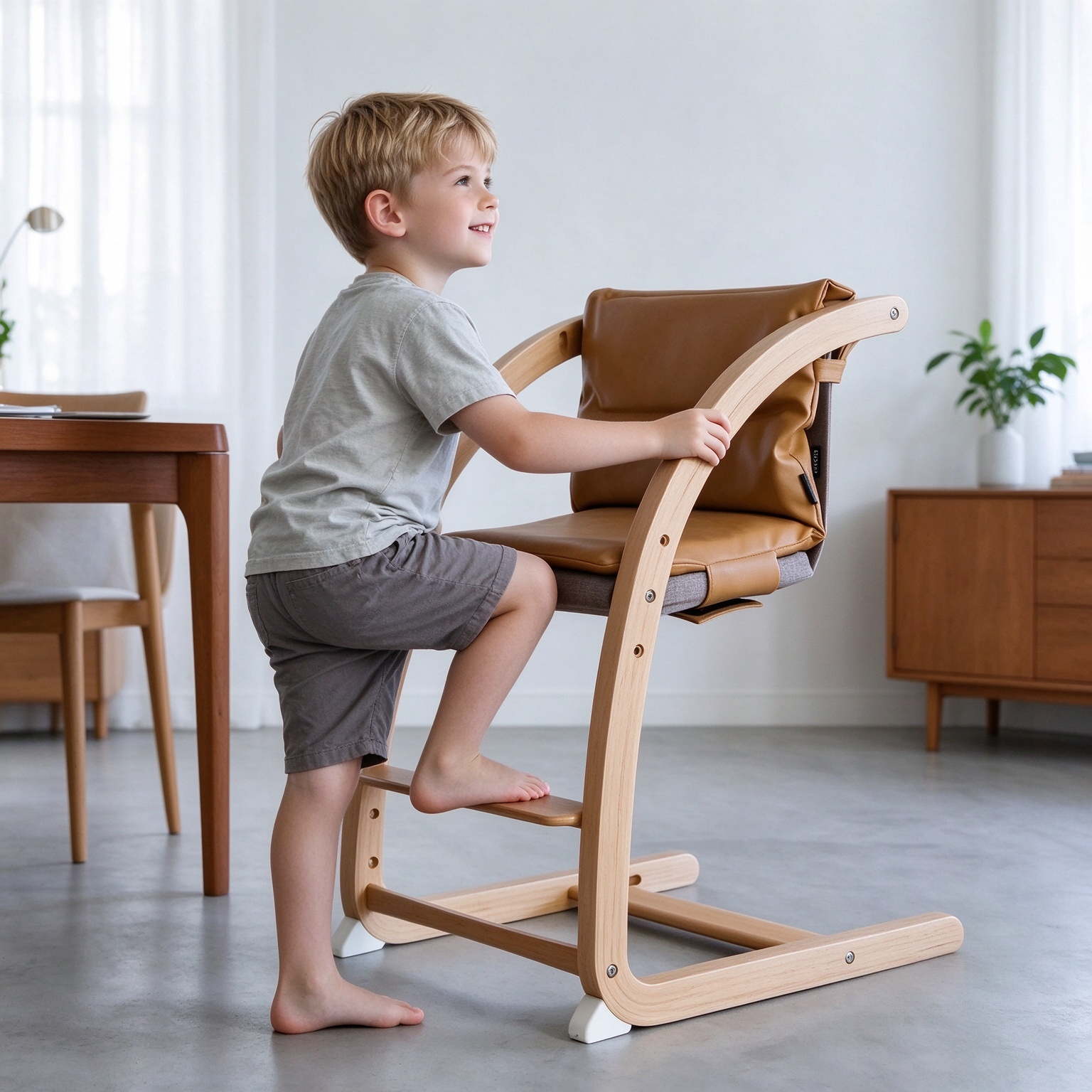 A Chair That Holds Their Childhood. — From First Nap to First Homework
