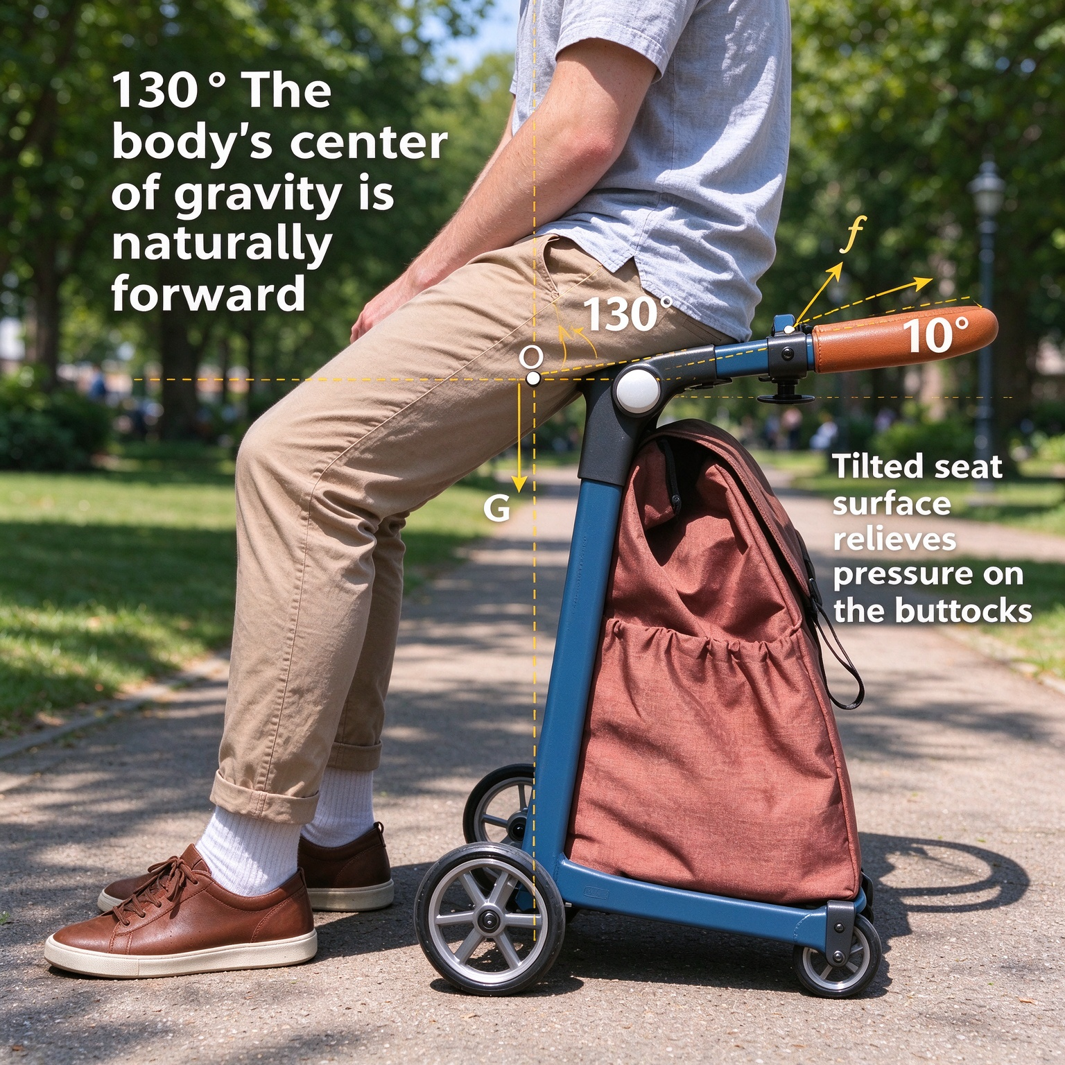 Foldable Shopping Cart with Seat