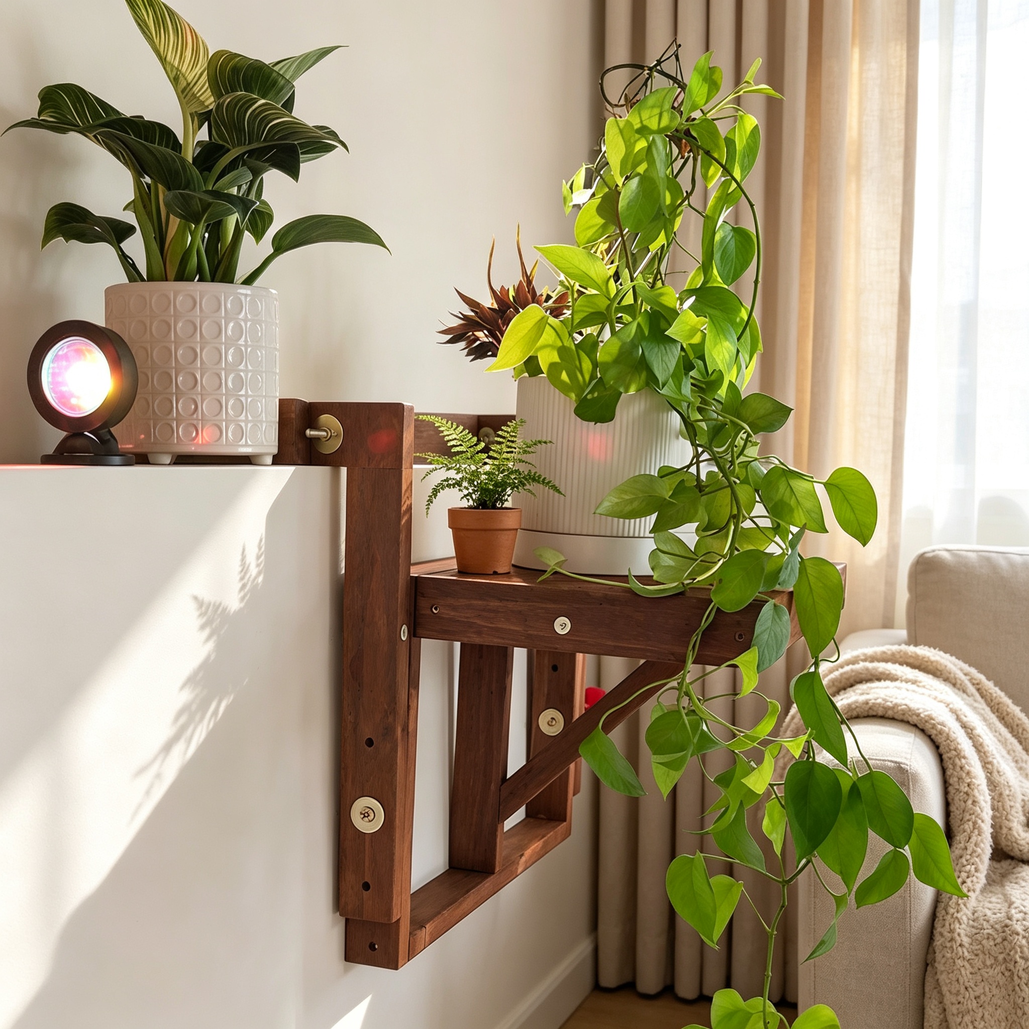 Your Balcony Table – Hangs on the Railing, Folds Away