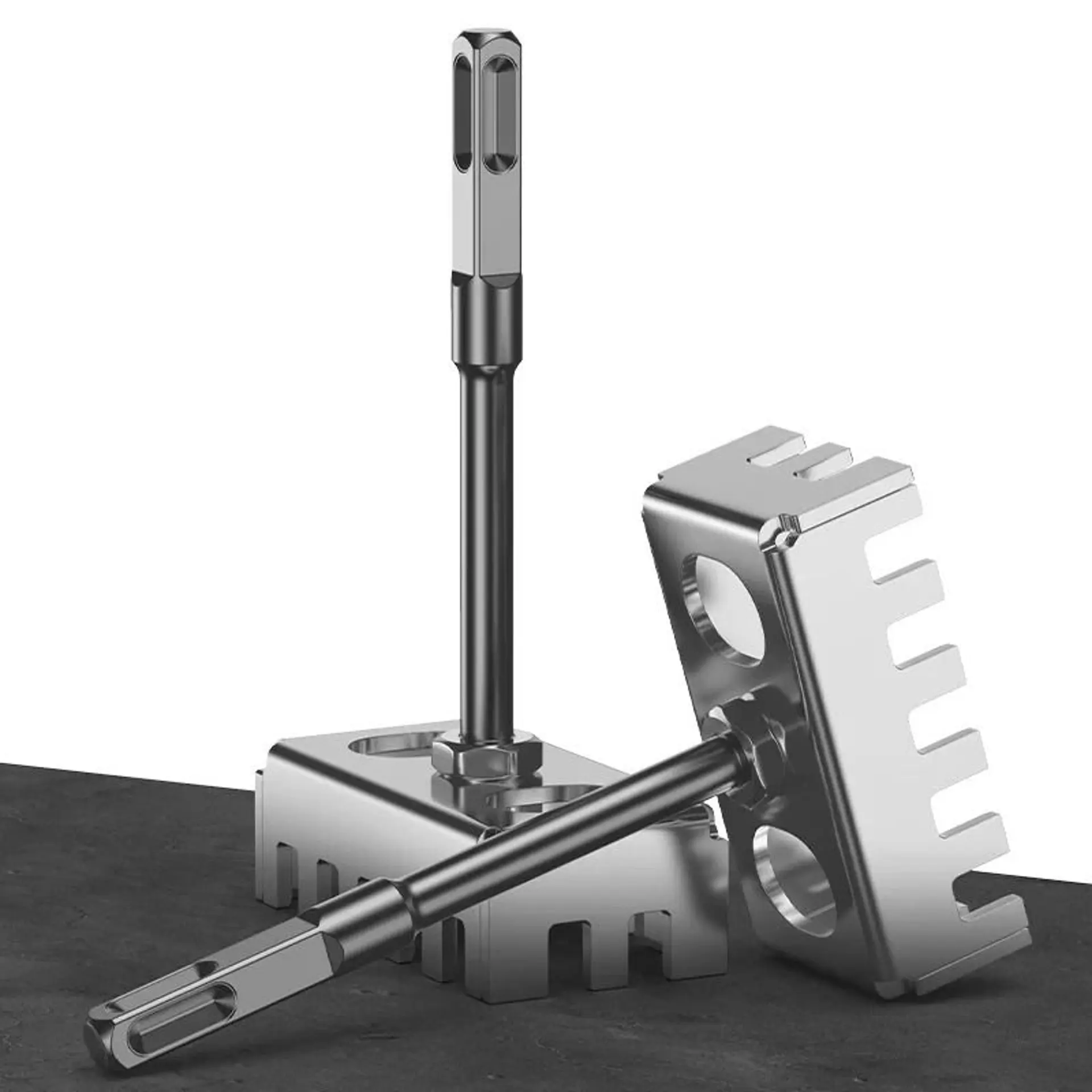 Square Hole Cutter – One-Step 86-Type Box Opening in Brick & Concrete, SDS Plus Compatible