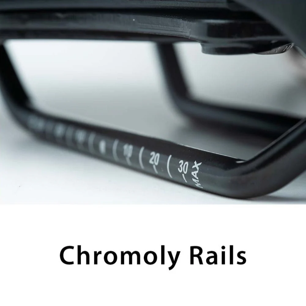 Adjustable Bike Saddle – 100-175mm Width, Split Design, 3 Rail Options (Chromoly/Titanium/Carbon)