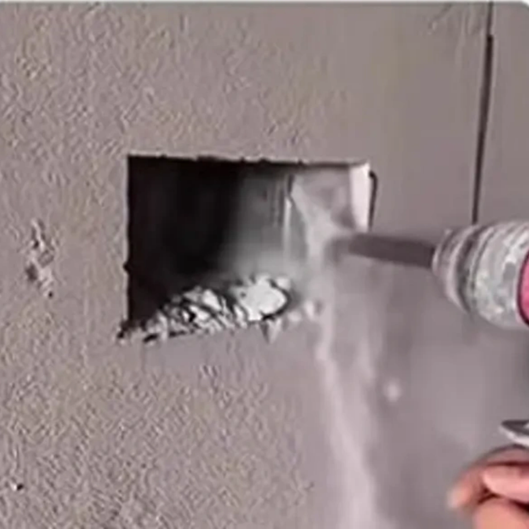 Square Hole Cutter – One-Step 86-Type Box Opening in Brick & Concrete, SDS Plus Compatible