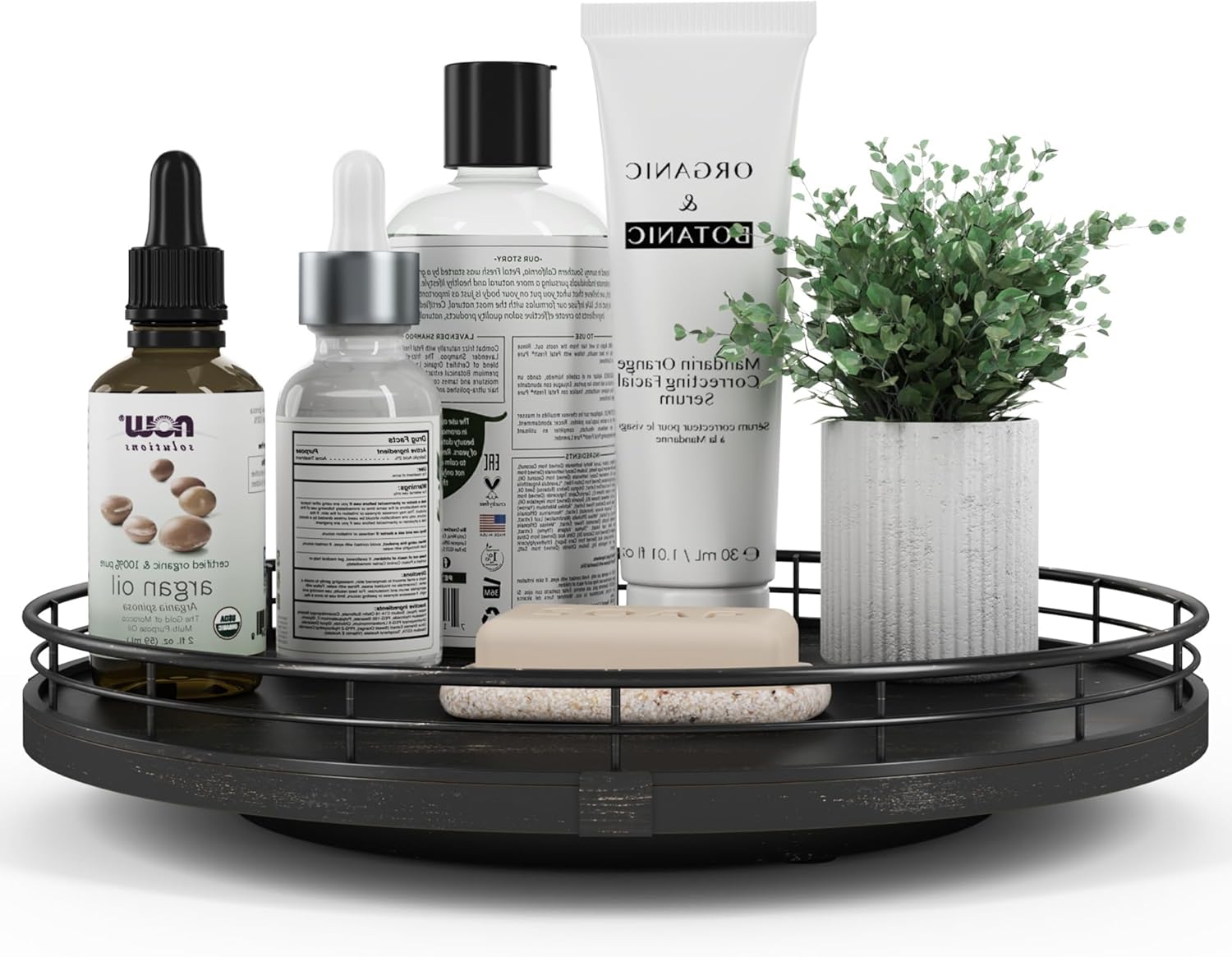 Rotating shelf storage box