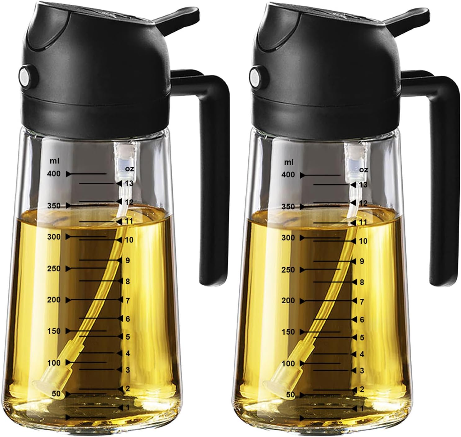 16oz/470ml Glass Olive Oil Sprayer for Cooking