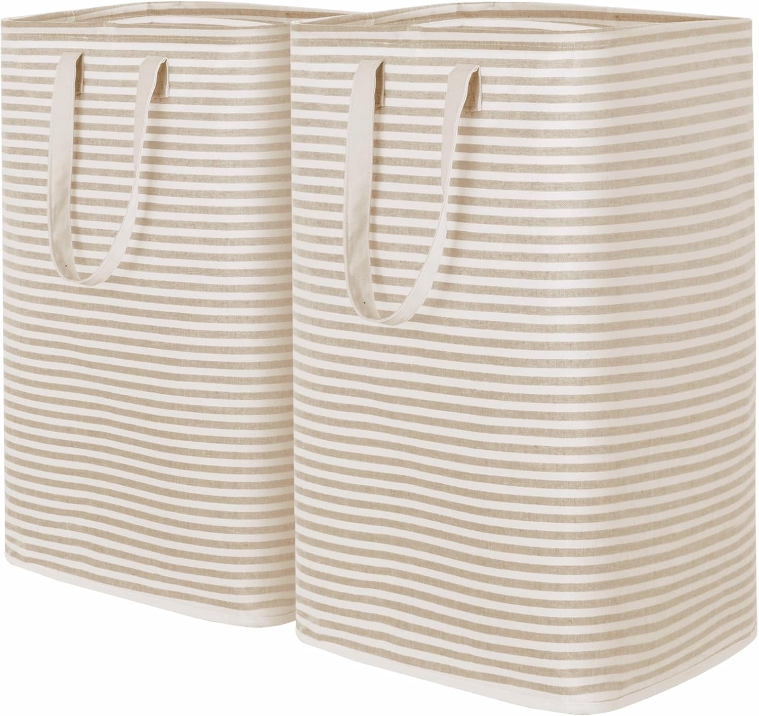 Collapsible Clothes Hamper with Reinforced Handles