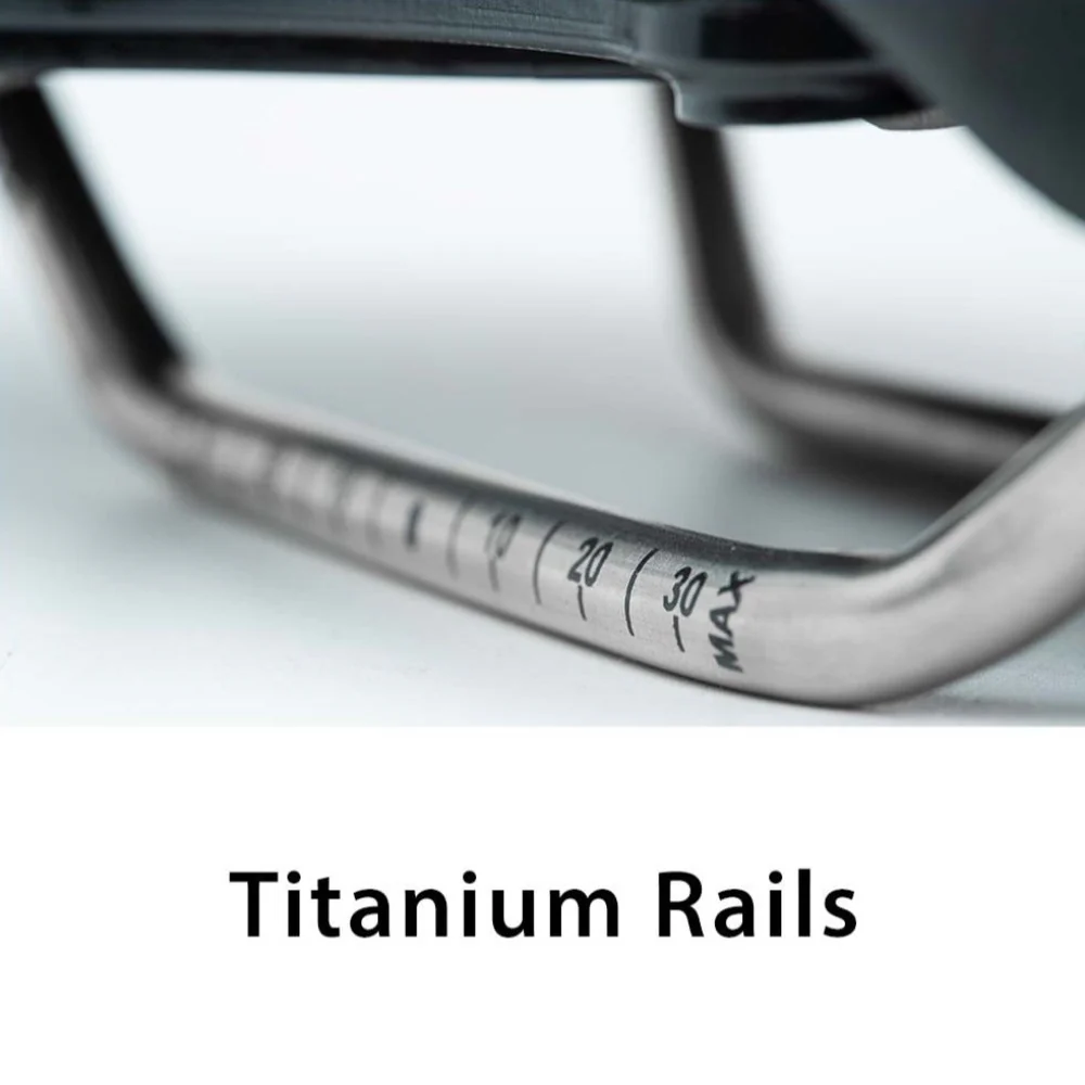 Adjustable Bike Saddle – 100-175mm Width, Split Design, 3 Rail Options (Chromoly/Titanium/Carbon)