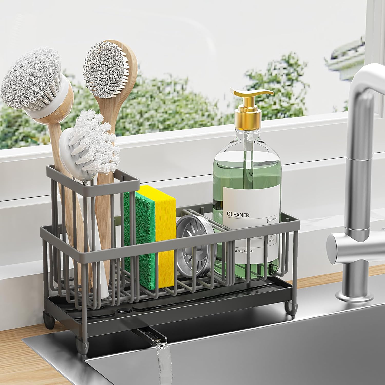 Cisily Sponge Holder for Kitchen Sink