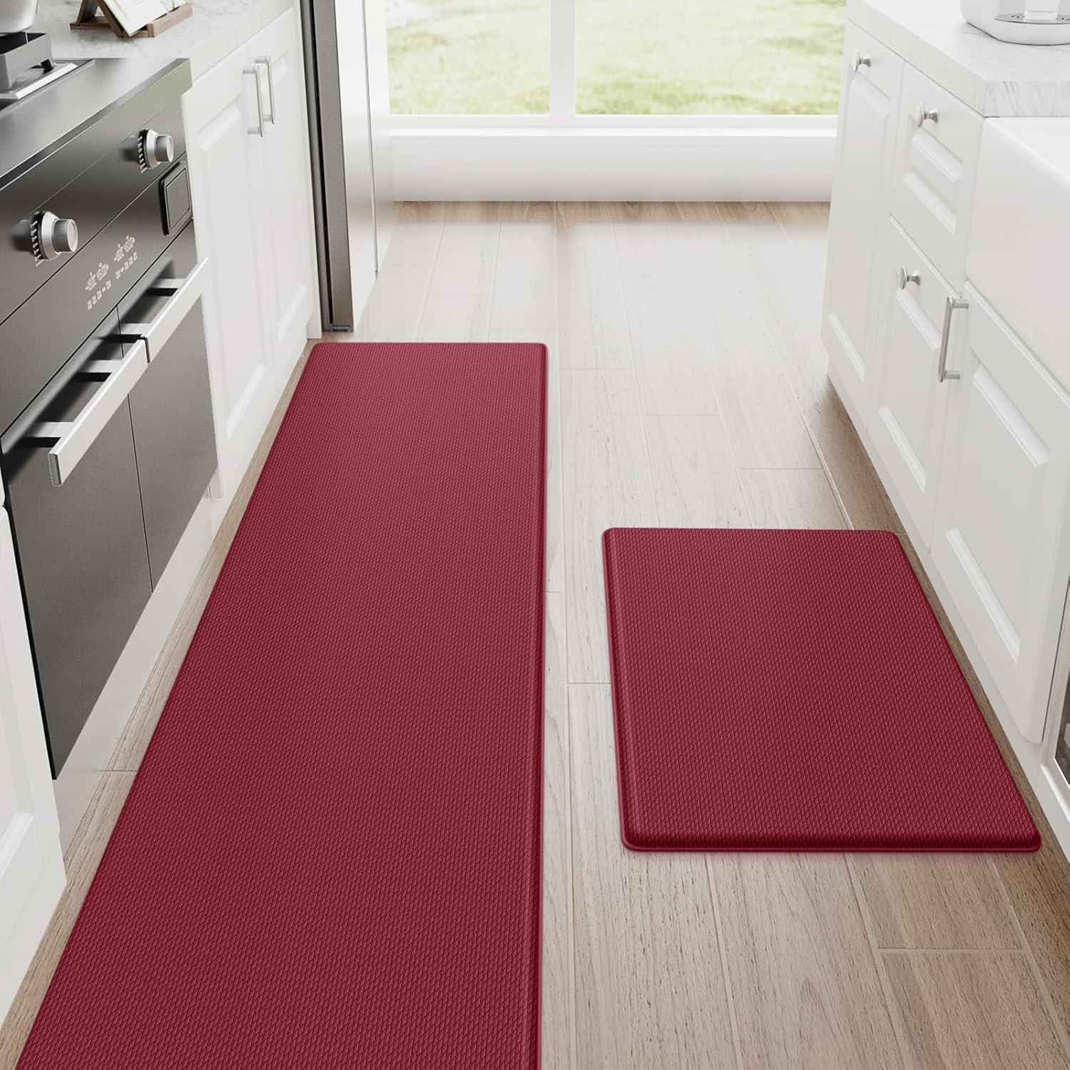 Cushioned Anti Fatigue Kitchen Mats for Floor
