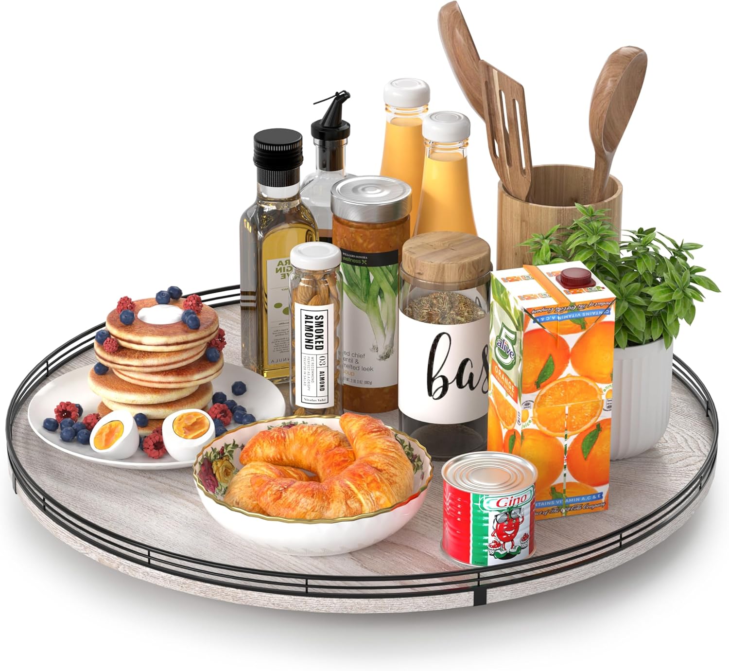Rotating shelf storage box