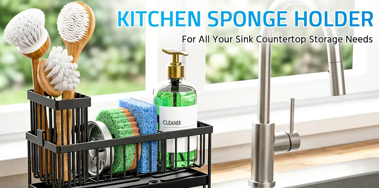sponge holder for kitchen sink