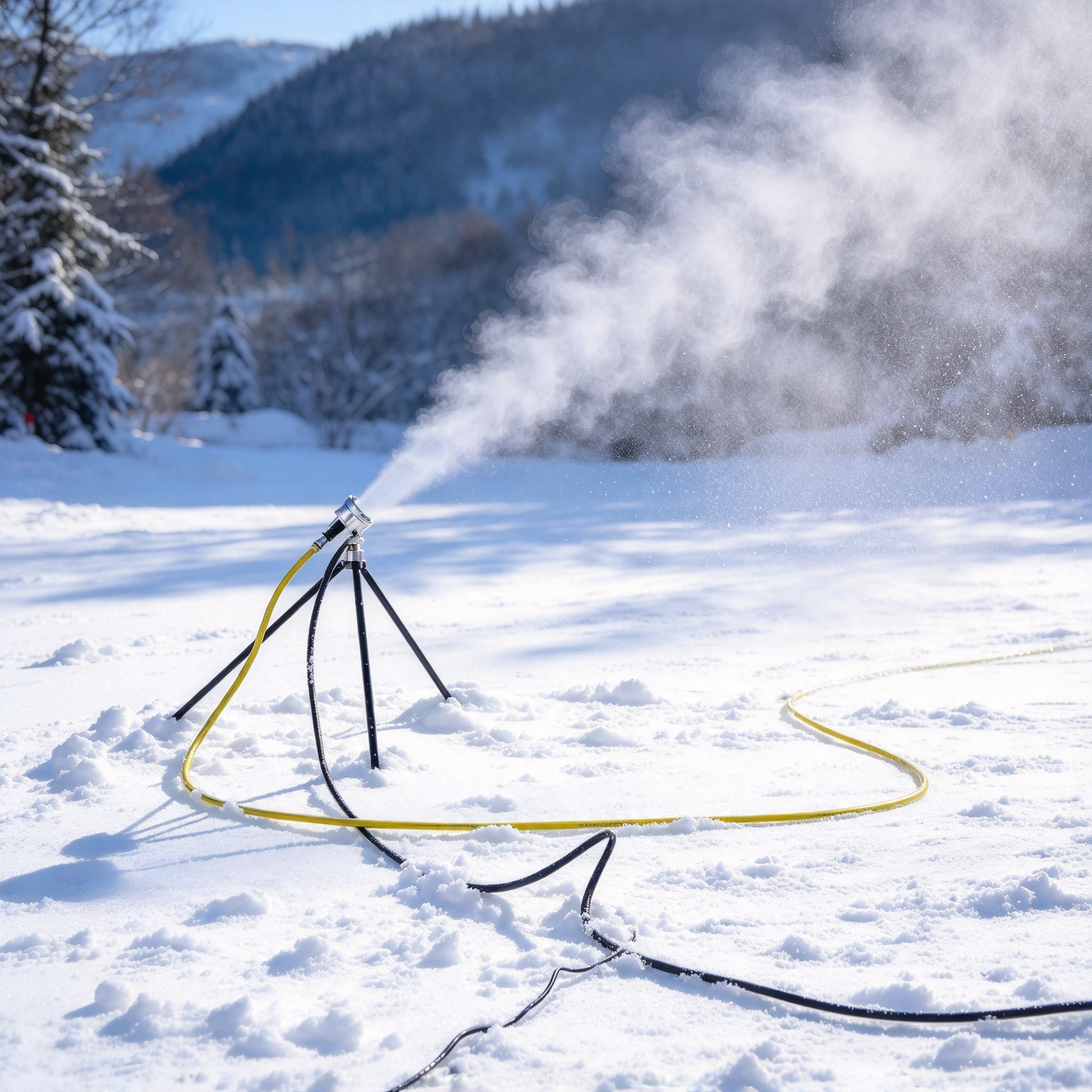 ❄️ Portable Snow Making Machine