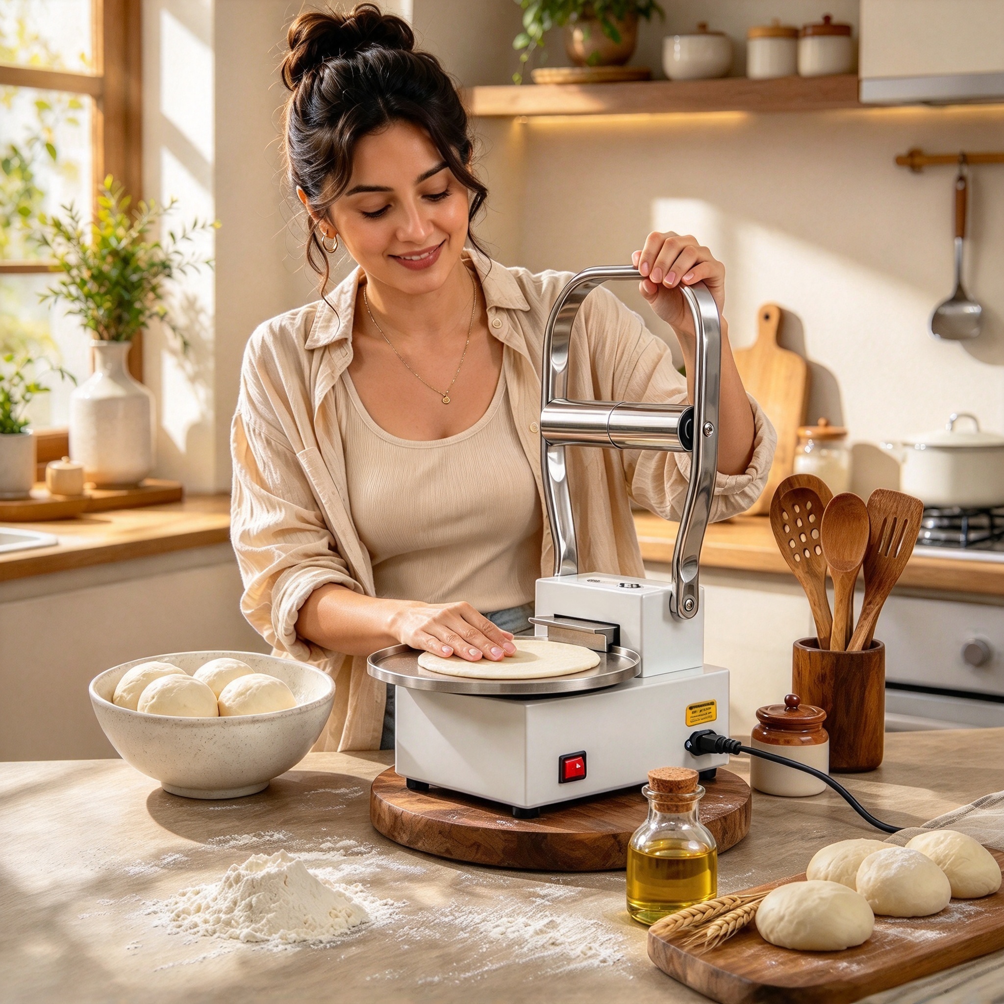 Electric Roti Press — Make Roti, Paratha & Thepla with Less Effort