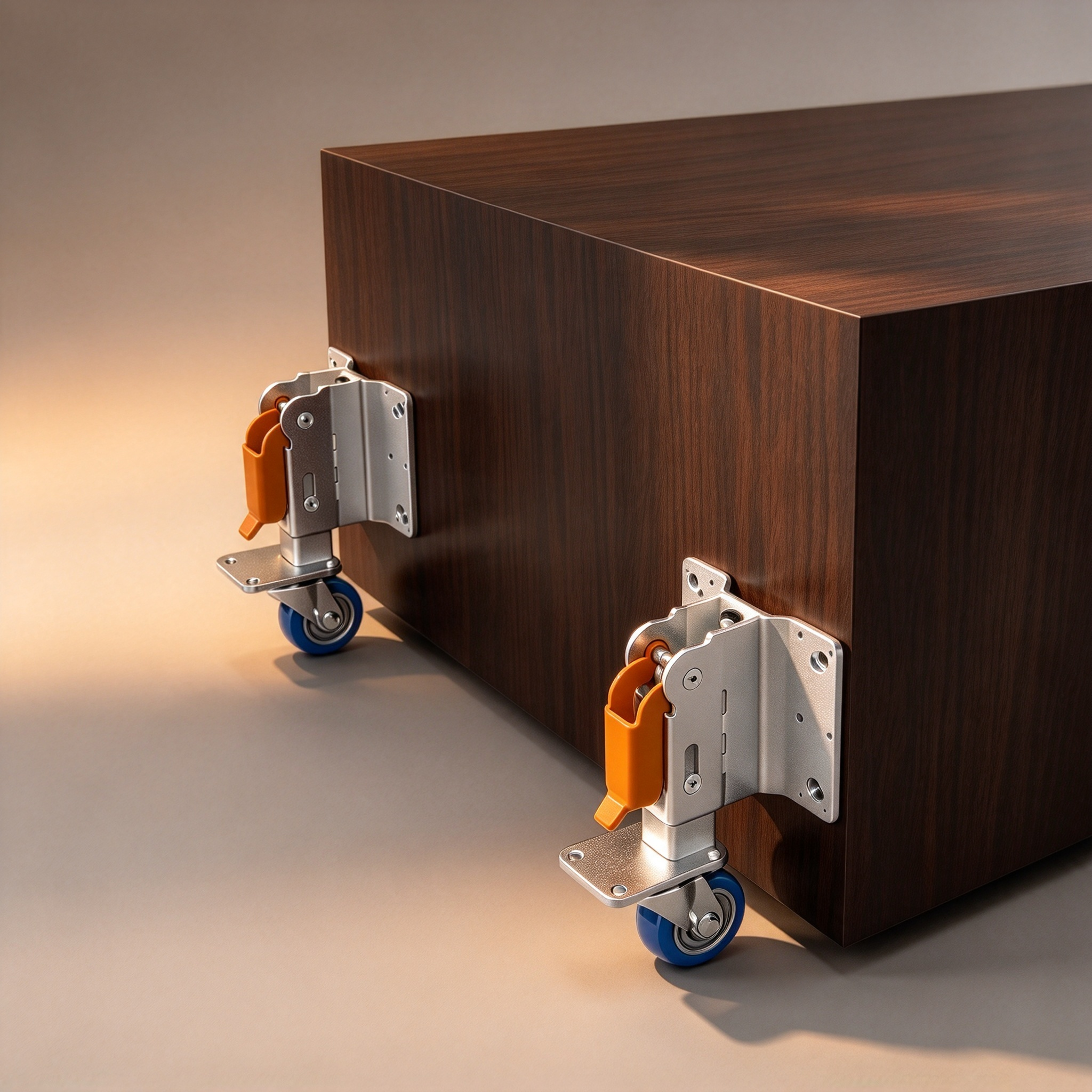 One Lever, 130 kg, 80 mm Wheel — Move Heavy Stage Gear with Zero Effort