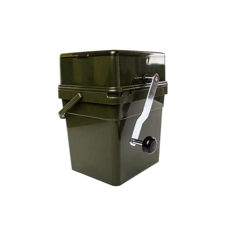 Modular Fishing Bait Bucket with Boilie Crusher