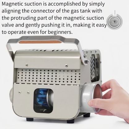 Portable 3-in-1 Camping Heater & Stove-Compact Outdoor Warmth and Cooking Companion